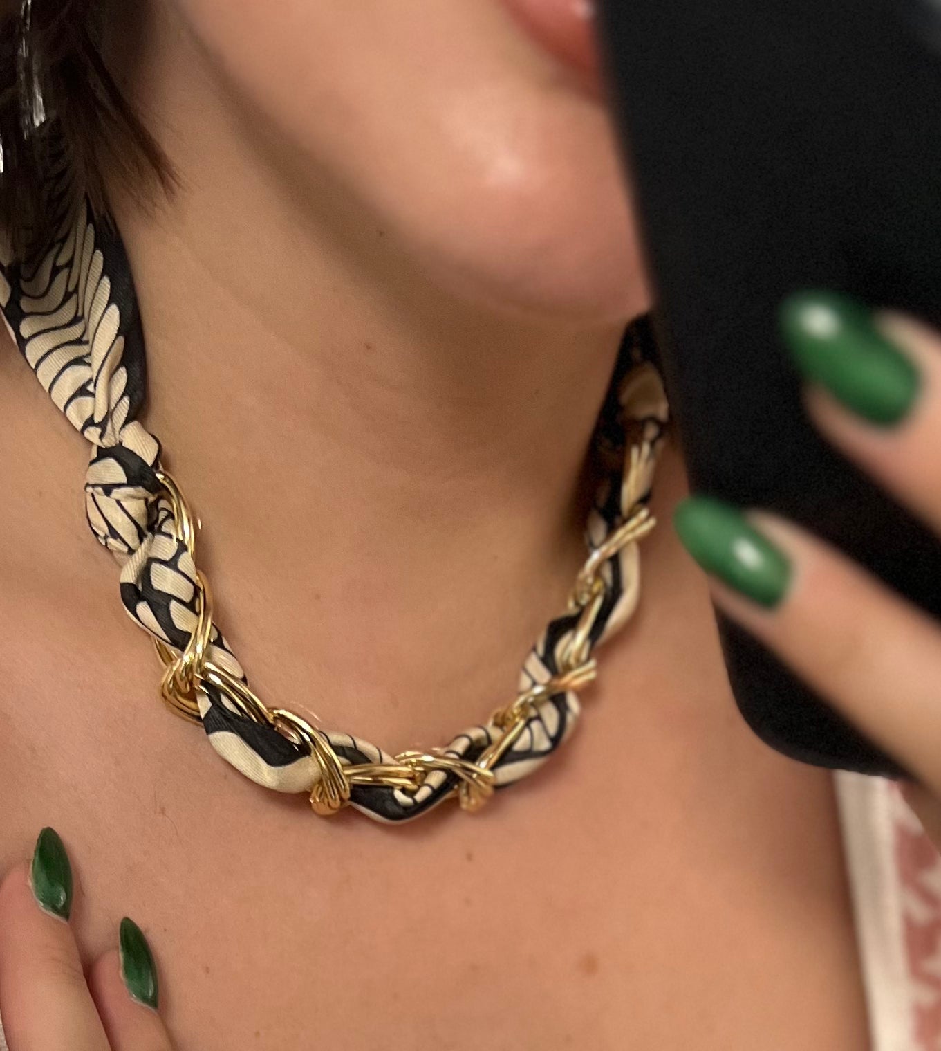 Woven Scarf Necklace