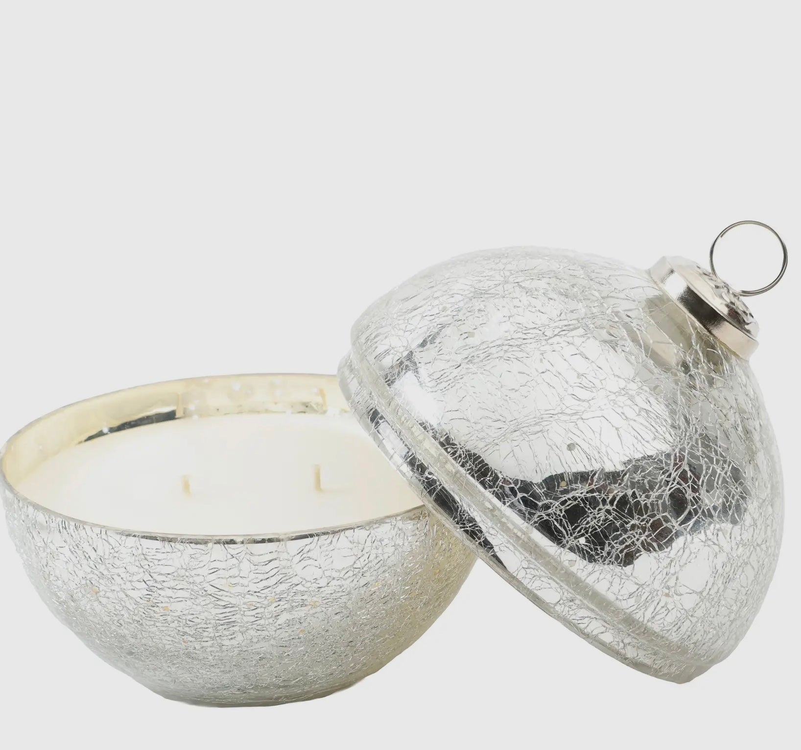 Glass Ornament Candle