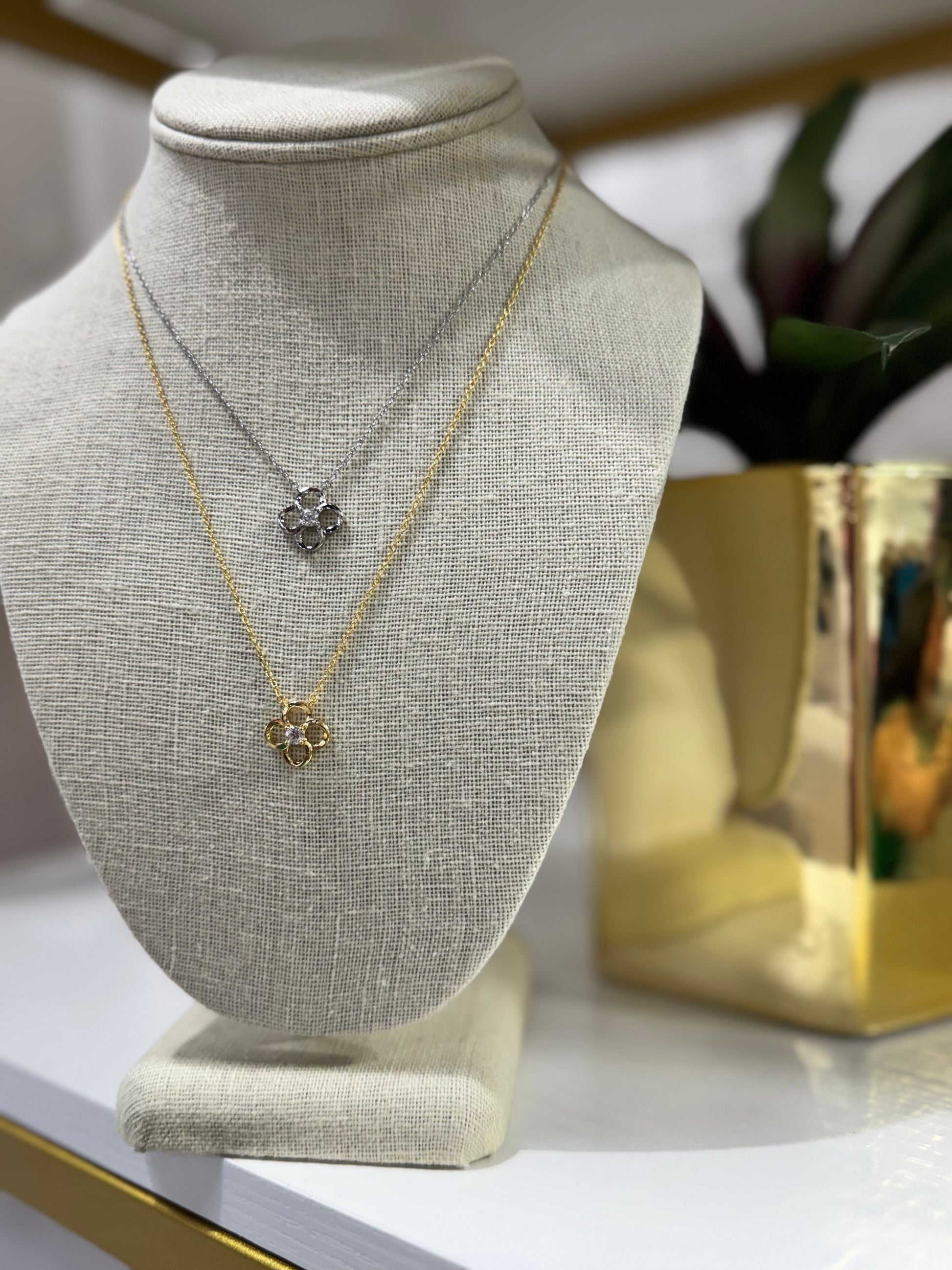 Open Flower Necklace