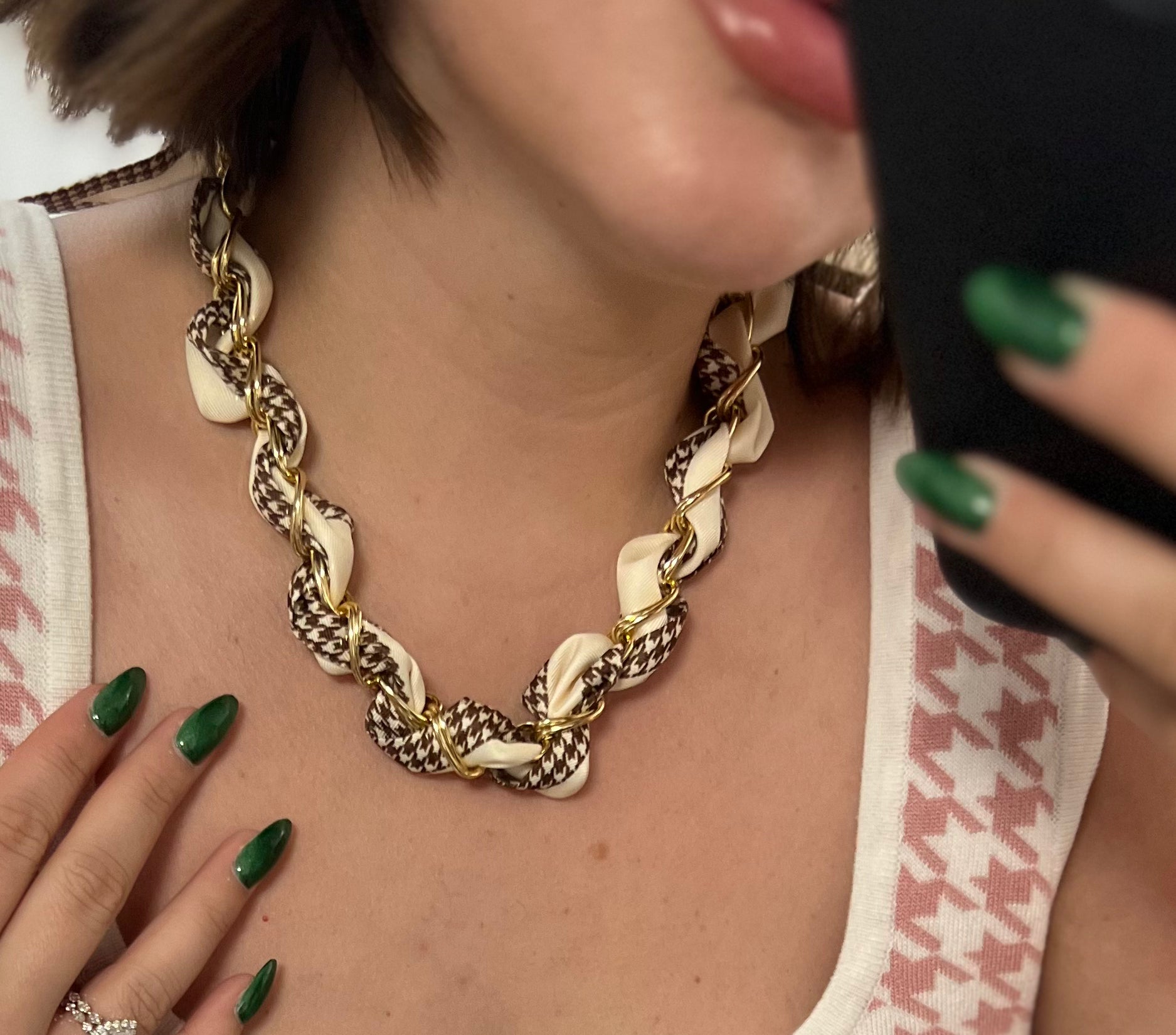 Chain Scarf Necklace