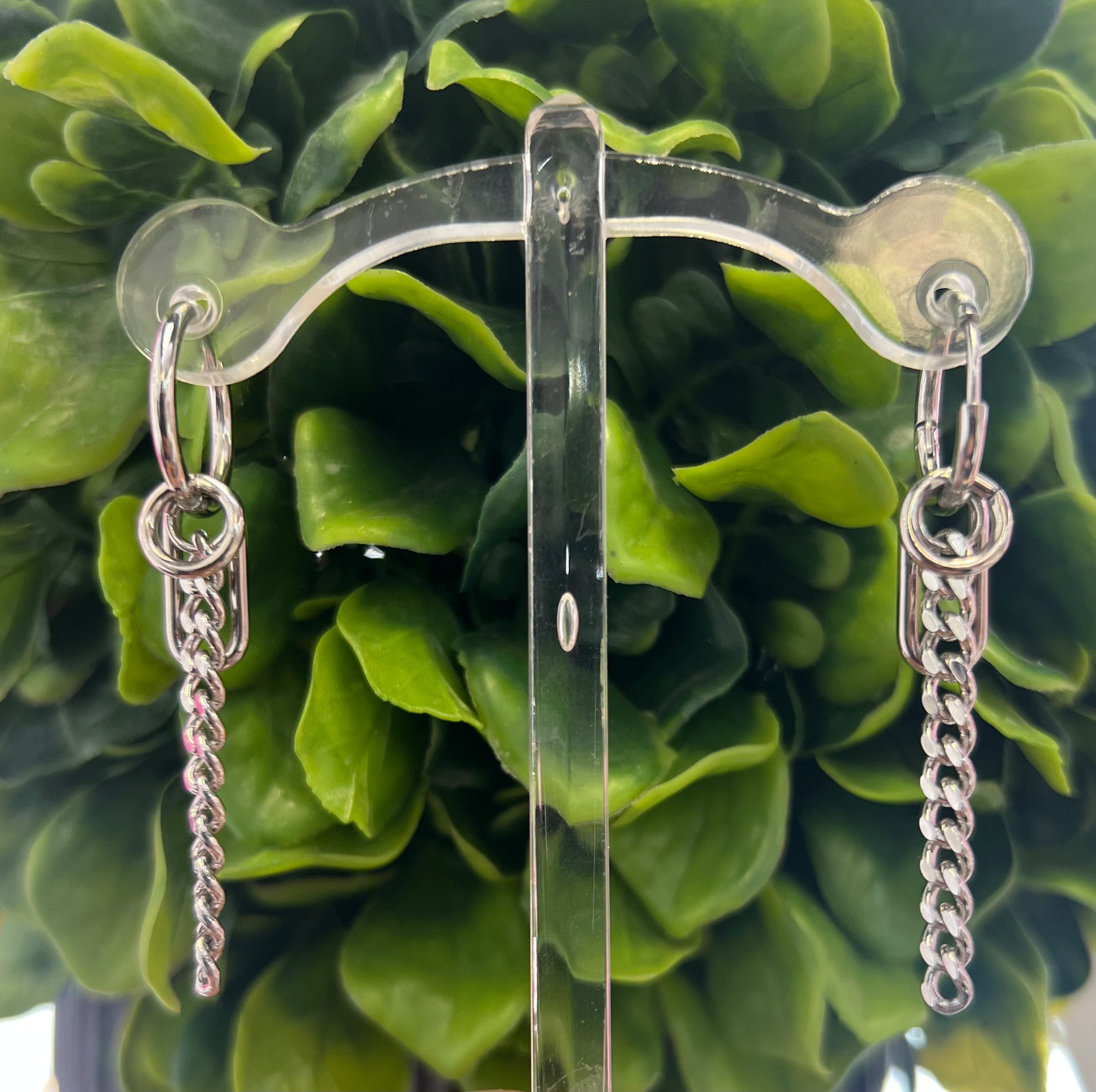 Chain Hoop Earring