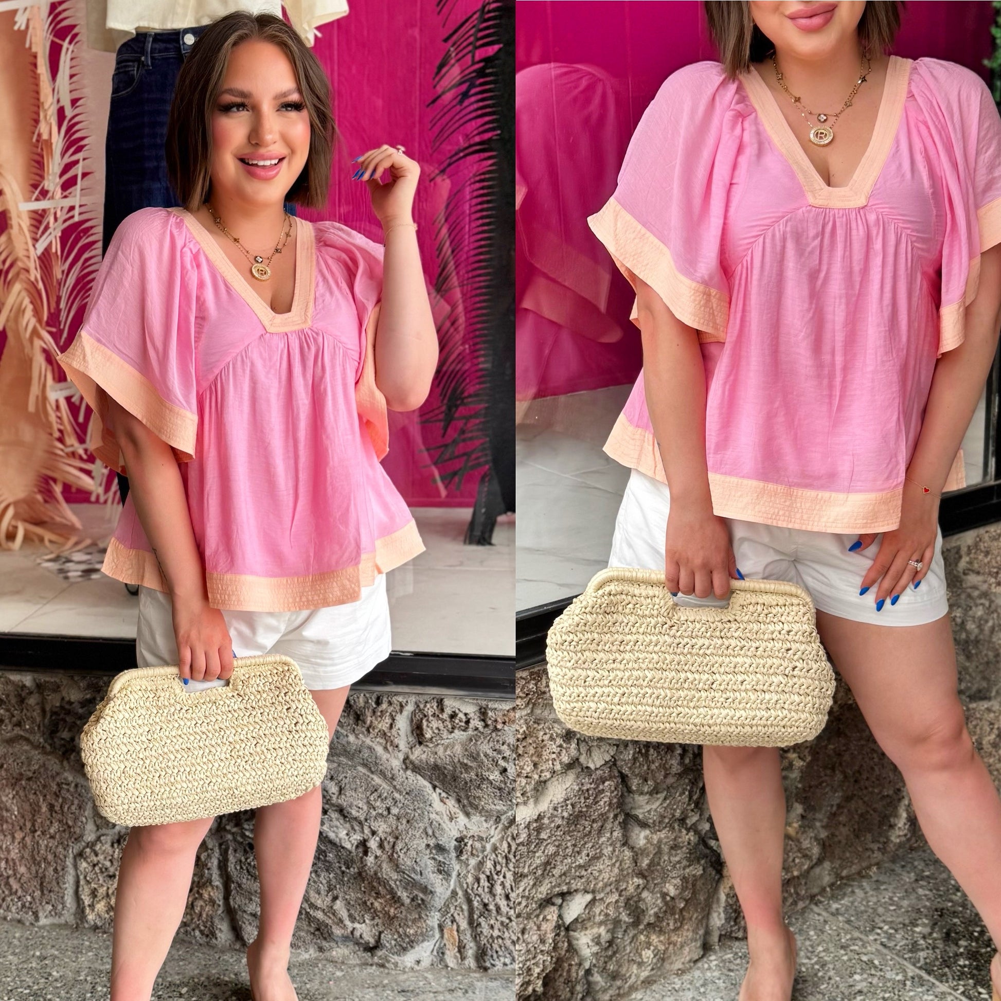 Colorblock In Pretty Top