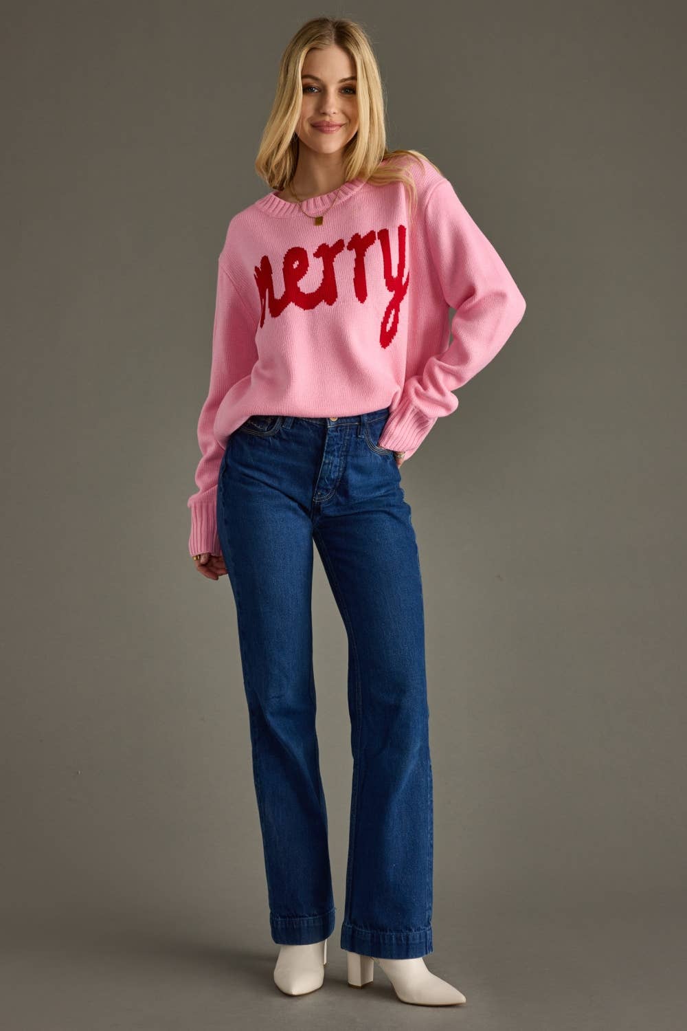 Pink Merry Sweater