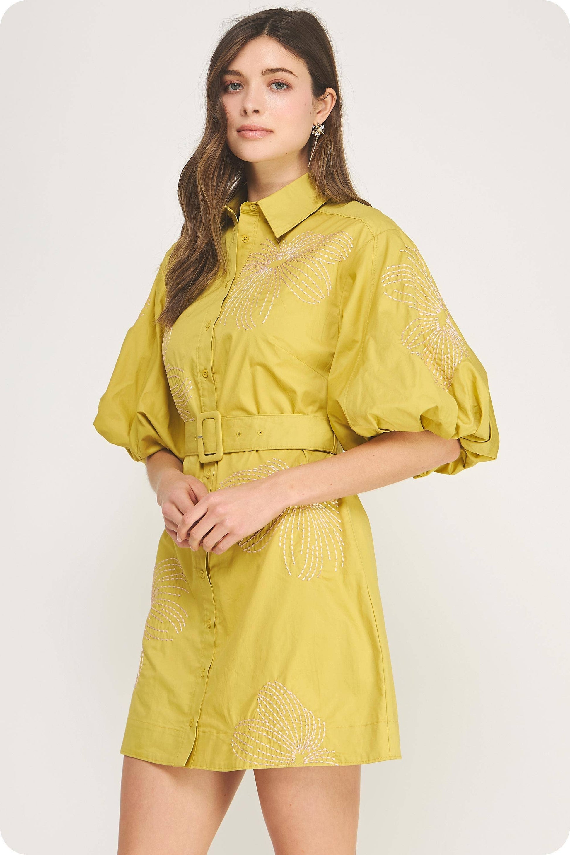 Chartreuse Glow Dress