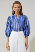 Striped Cheney Top