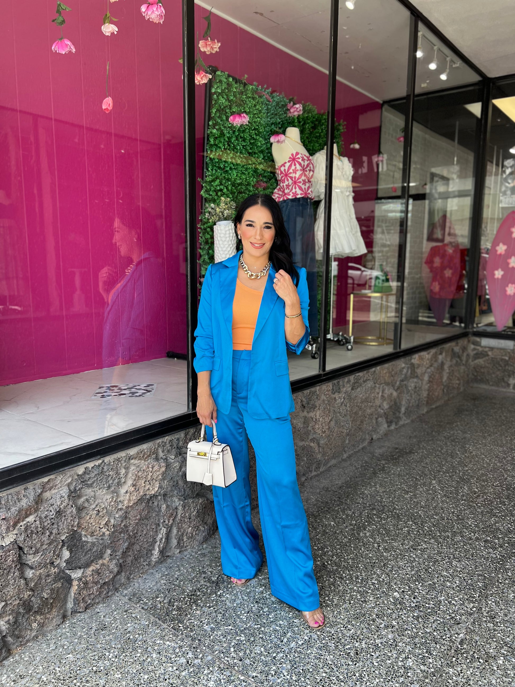 Electric Blue Trouser