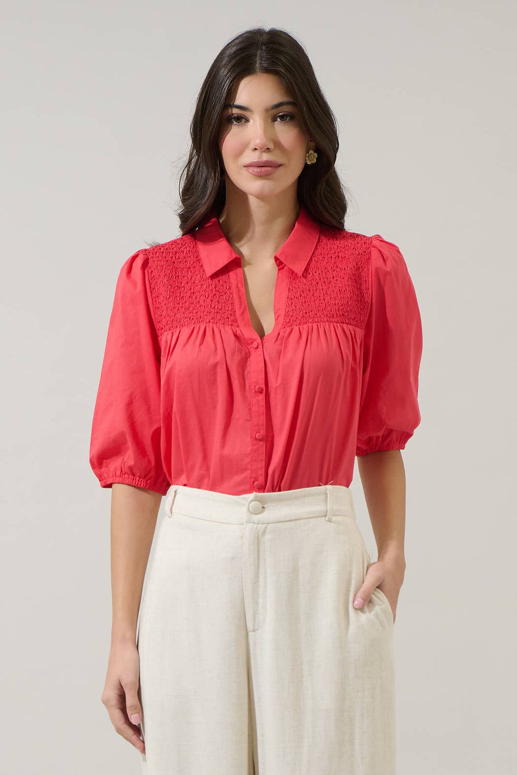 Brisma Smocked  Top