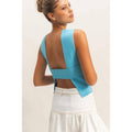 April Open Back Top