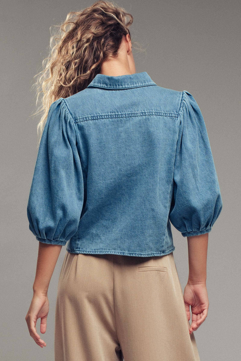 Serina Denim Top