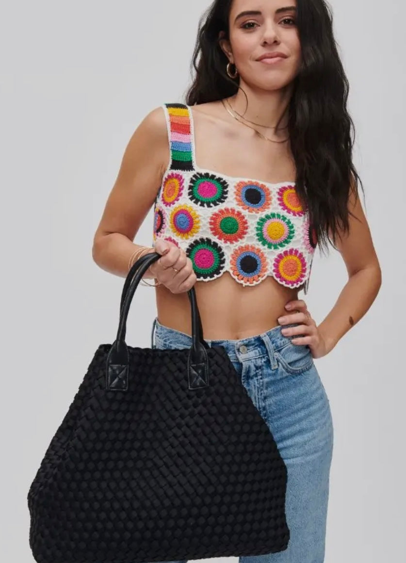 Woven Neoprene Tote