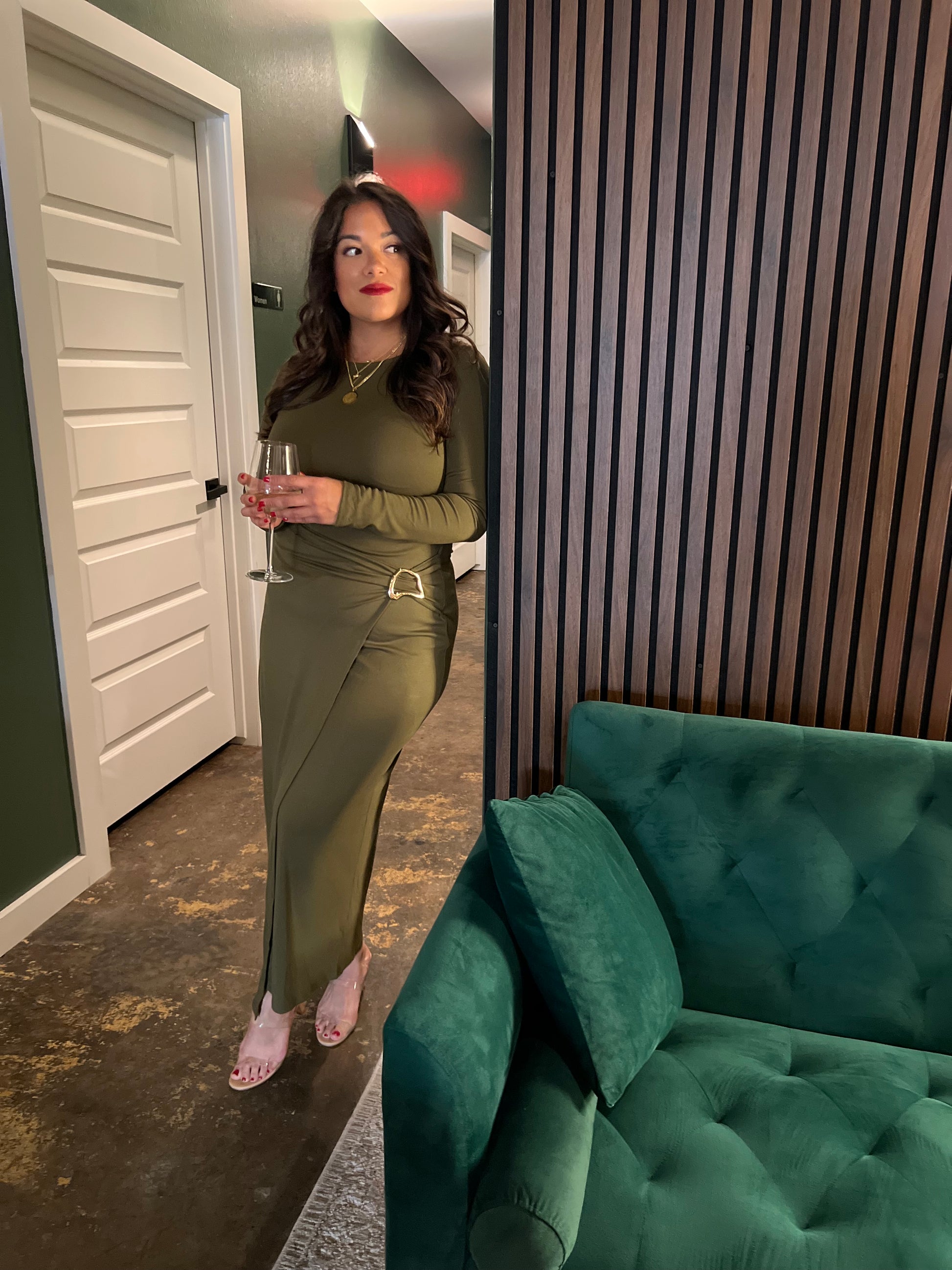 Olive Noir Dress