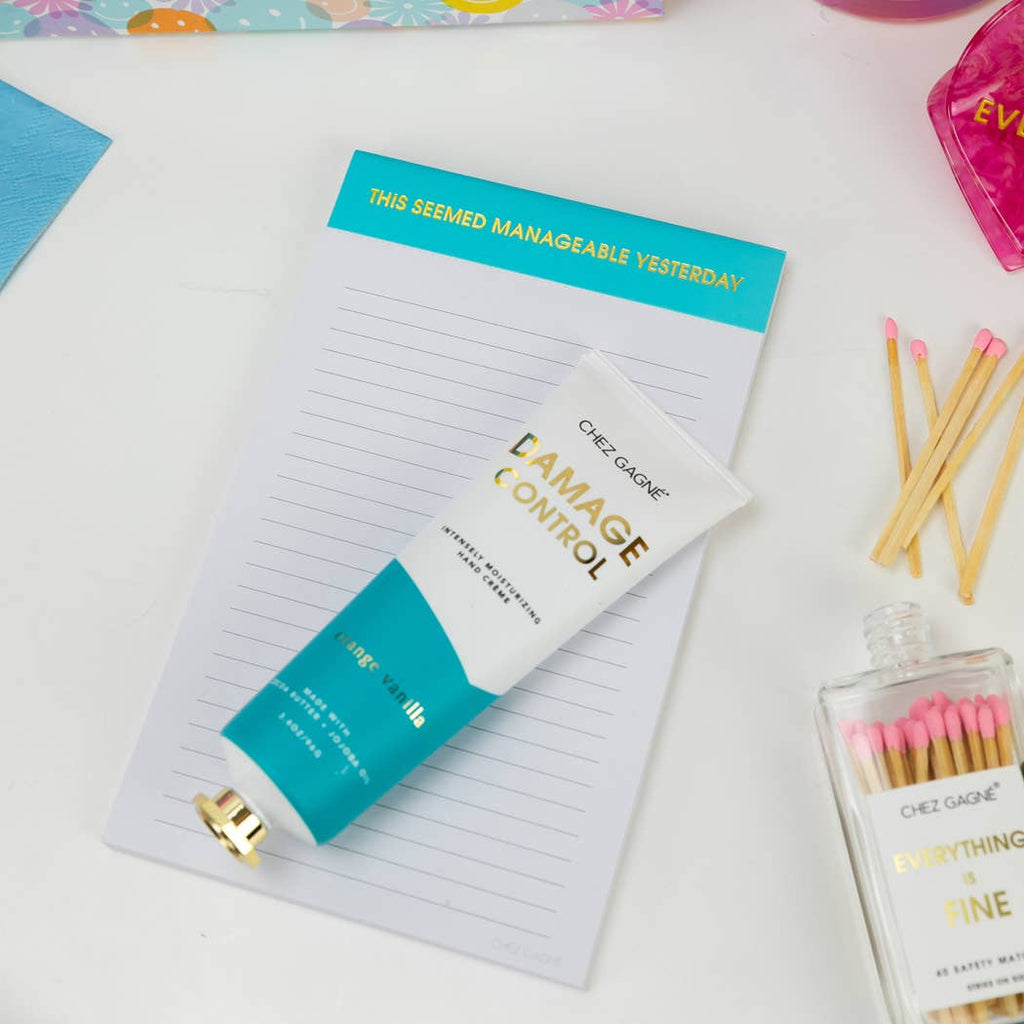 Damage Control - Funny Hand Cream Gift, Orange Vanilla