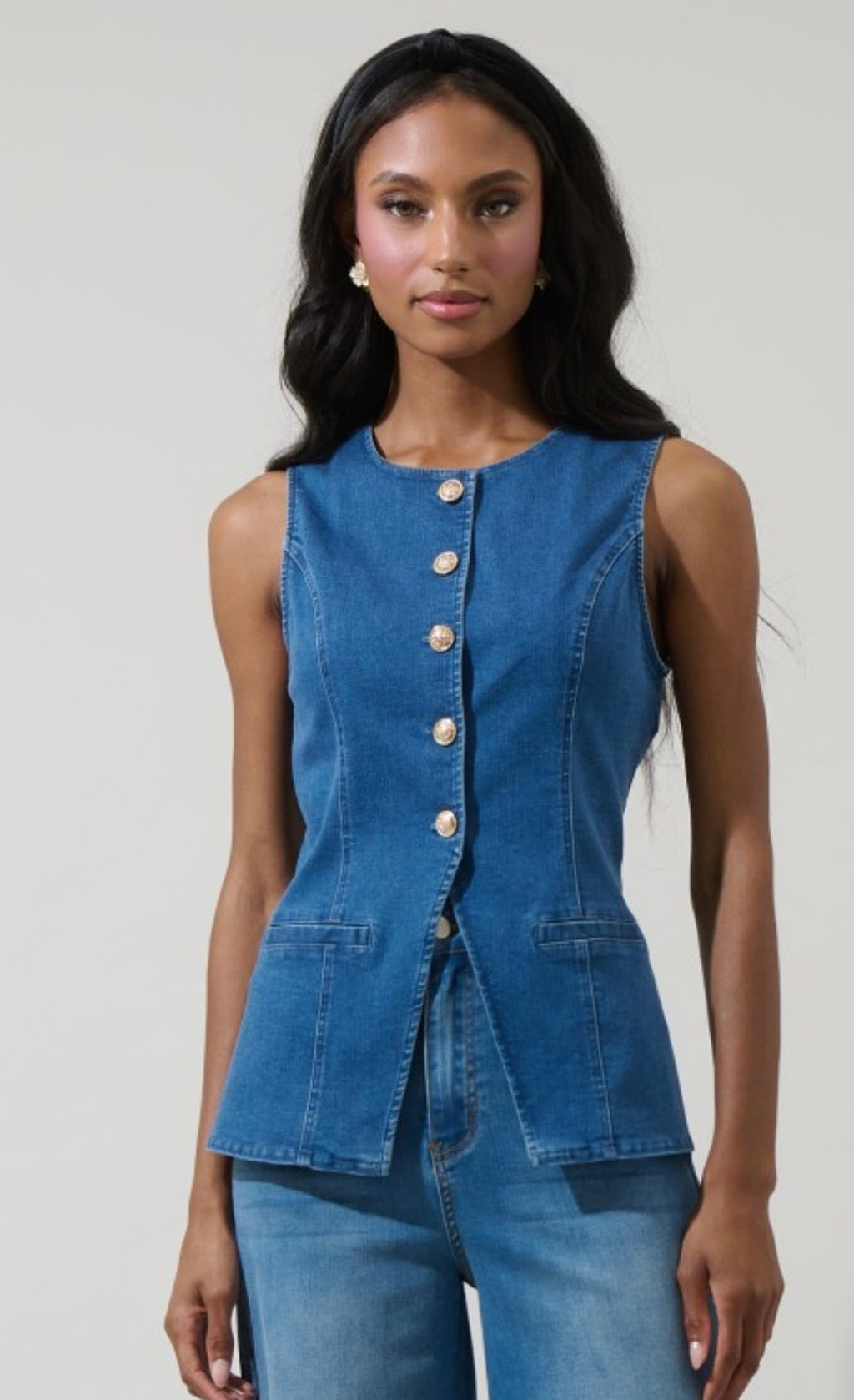 Jeanie Denim Vest