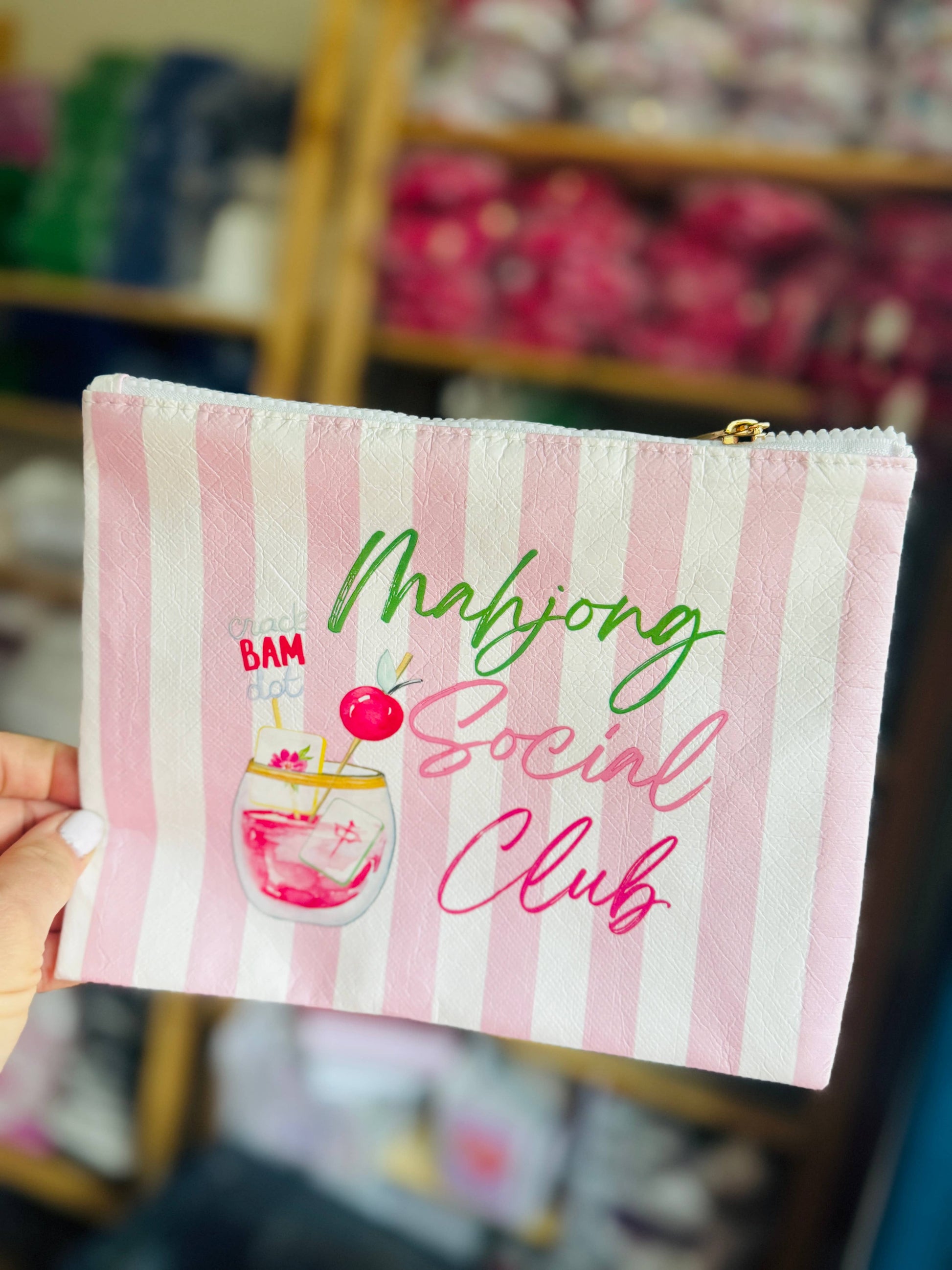 Mahjong Social Club Pouch
