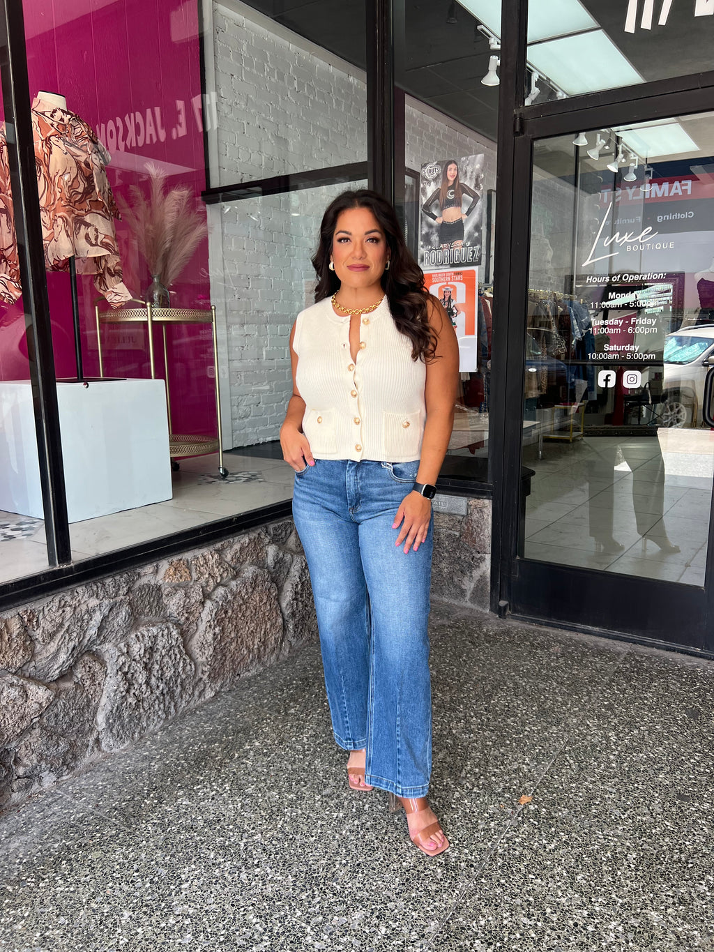 Aliya Sweater Vest -Steve Madden