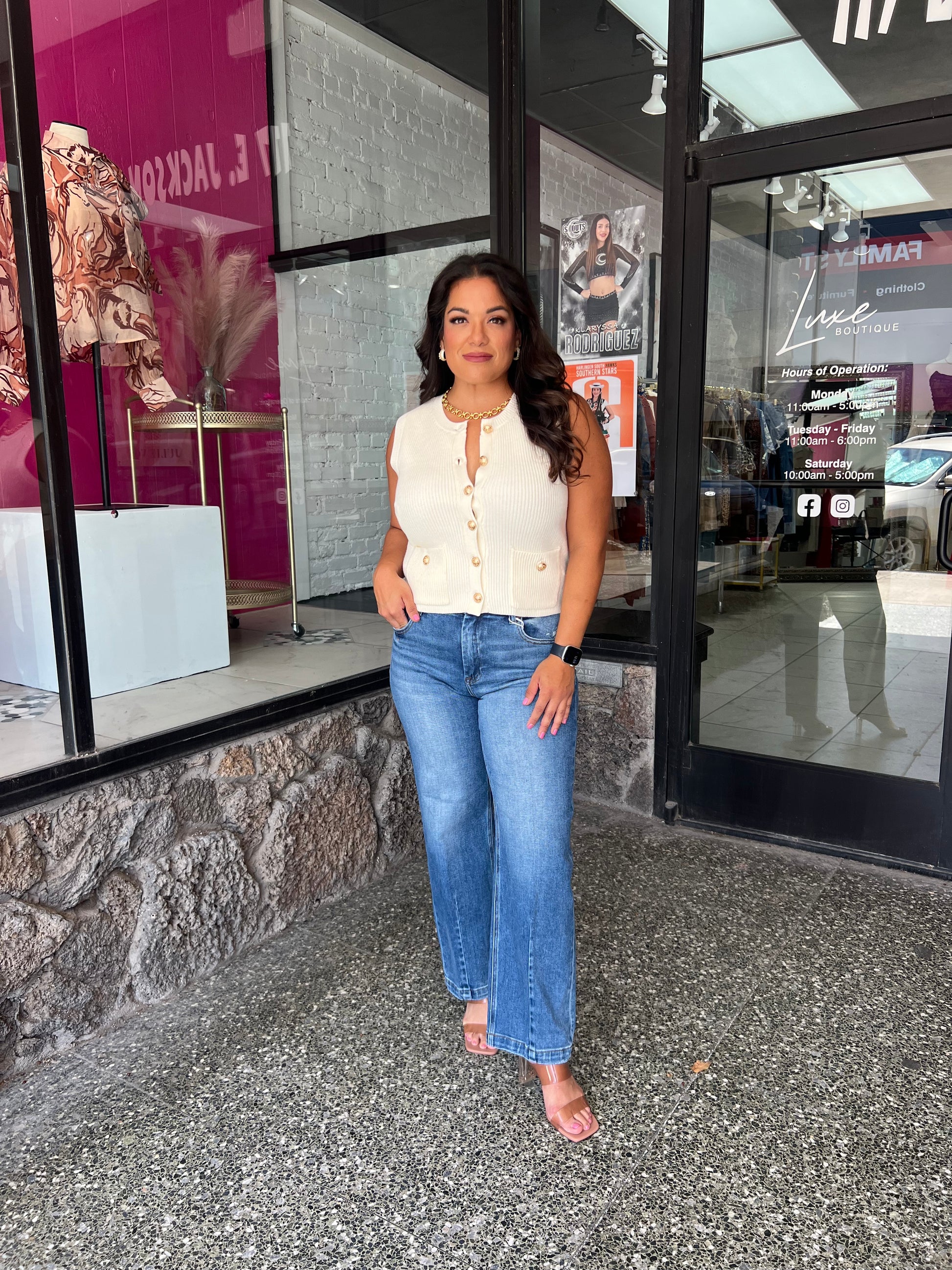 Aliya Sweater Vest -Steve Madden