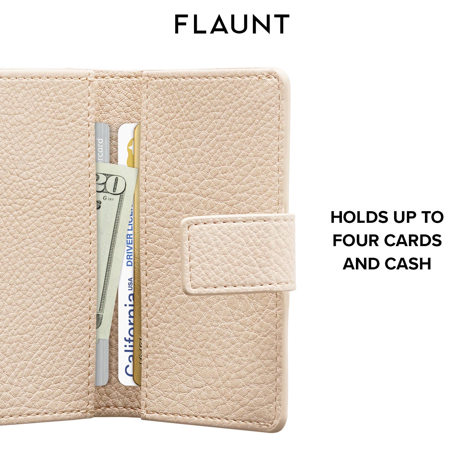 Nude Leather MagSafe Wallet