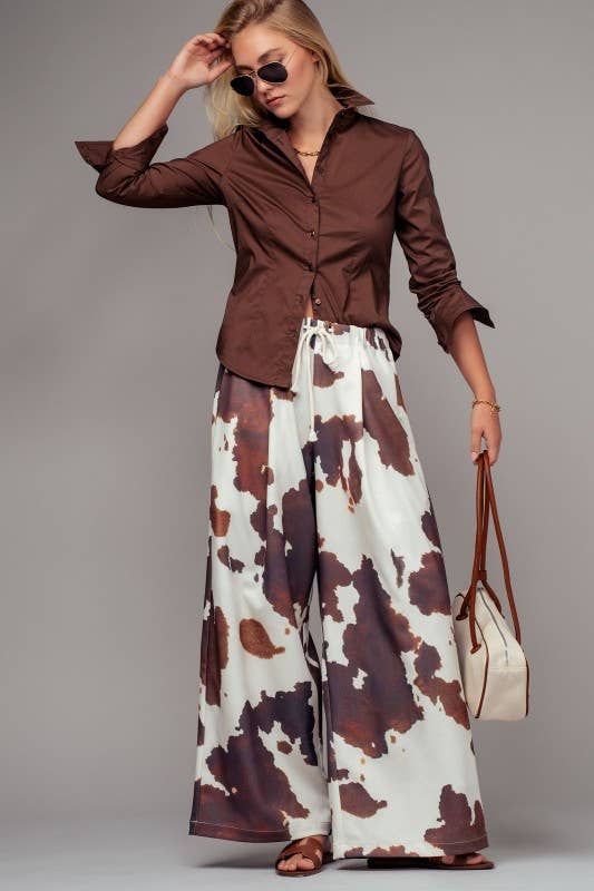 Tailored Western Button-Down Shirt Top