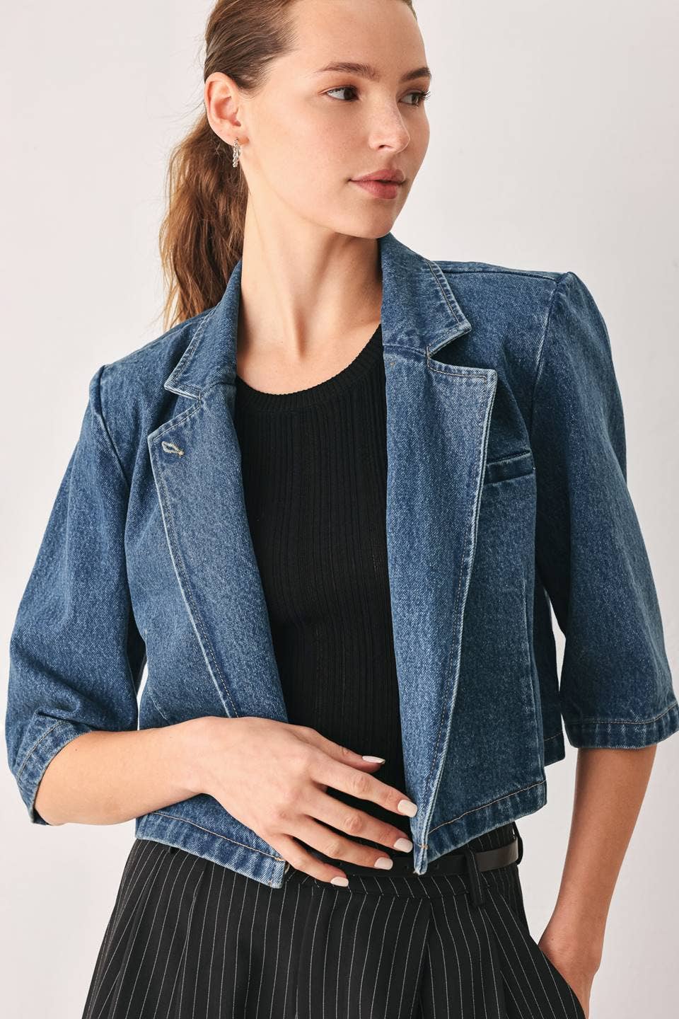 Denim Muse Crop Jacket