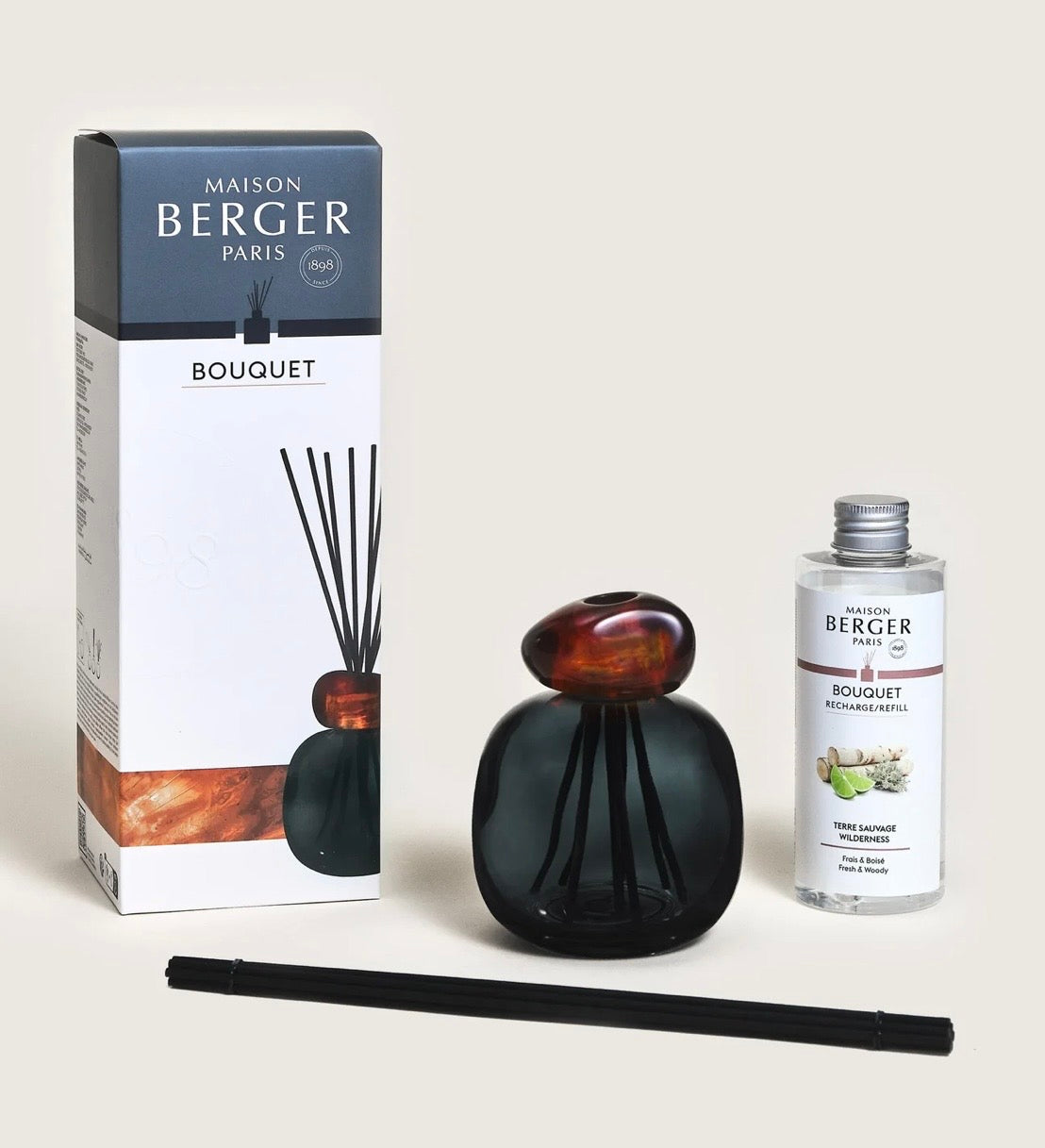 Mineral Black/Amber Reed Gift Set