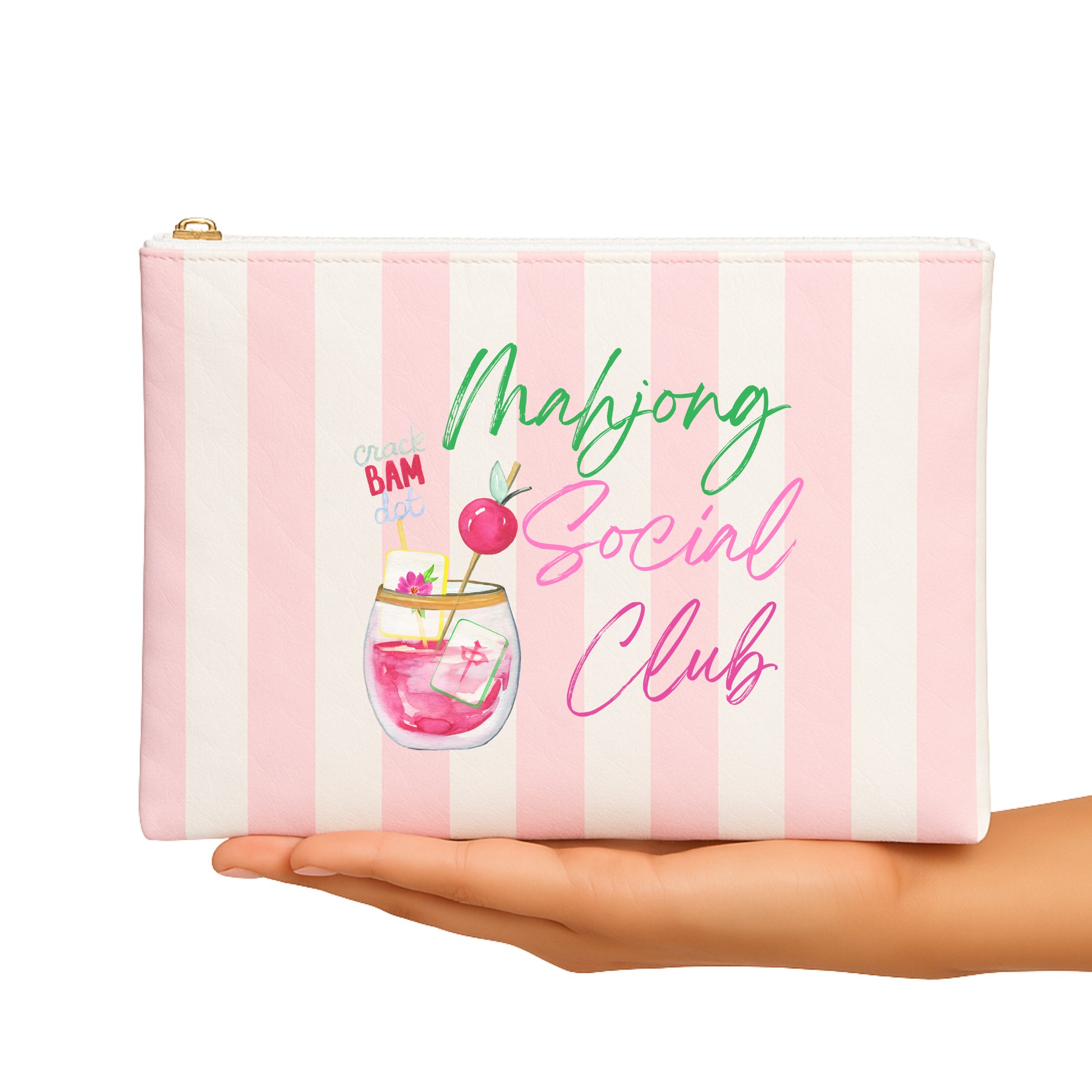 Mahjong Social Club Pouch