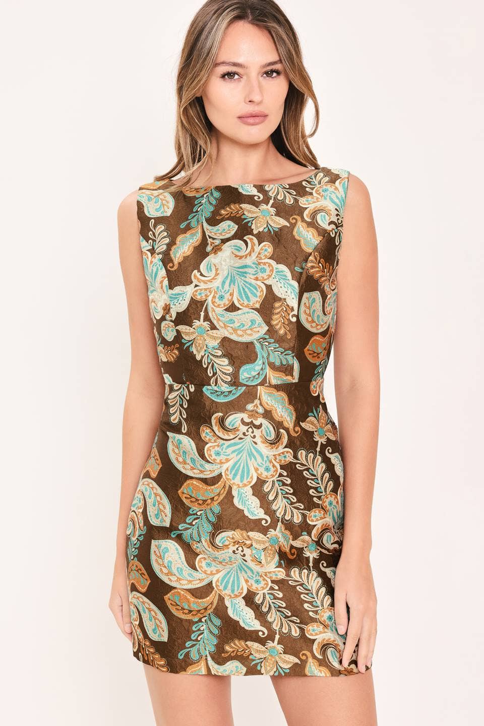 Lilia Jacquard Dress