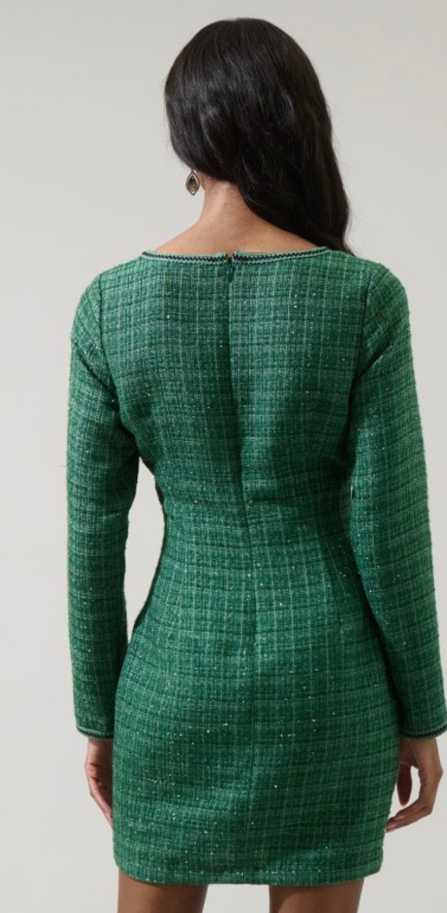 Haley Tweed Mini Dress