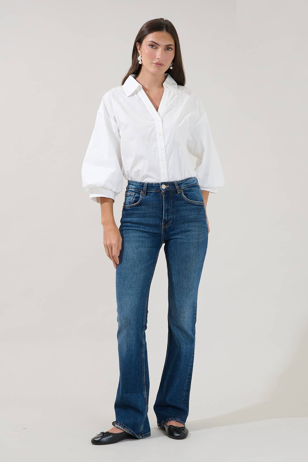 Chalet Button Down Top