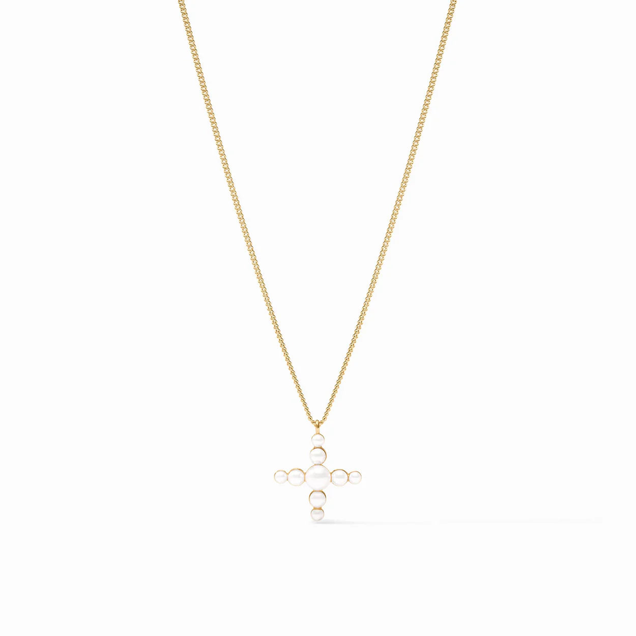 Gumdrop Cross Delicate Necklace