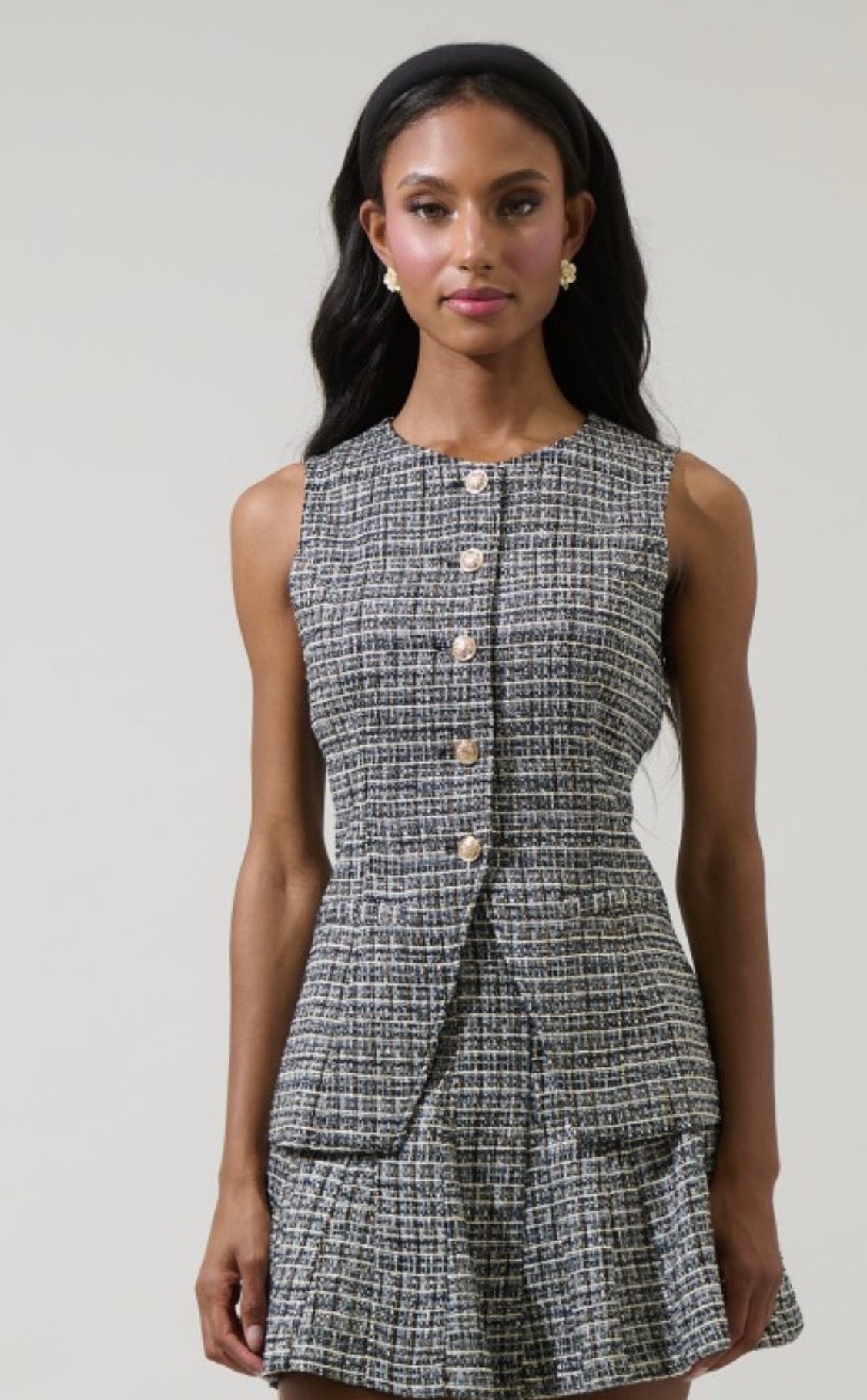 Gisella Tweed Vest