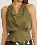 Lex Halter Wrap Top