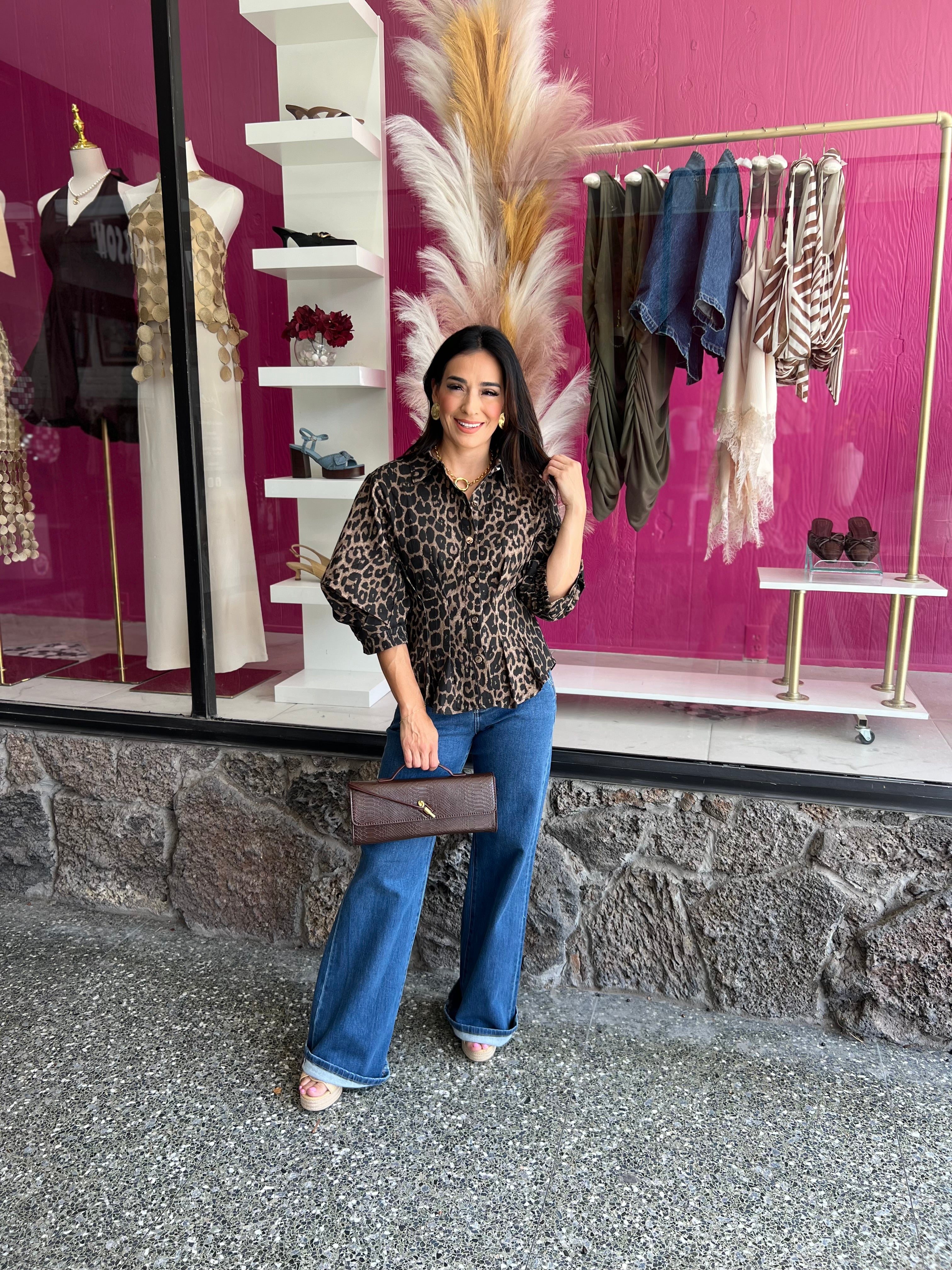 Spotted Muse Top