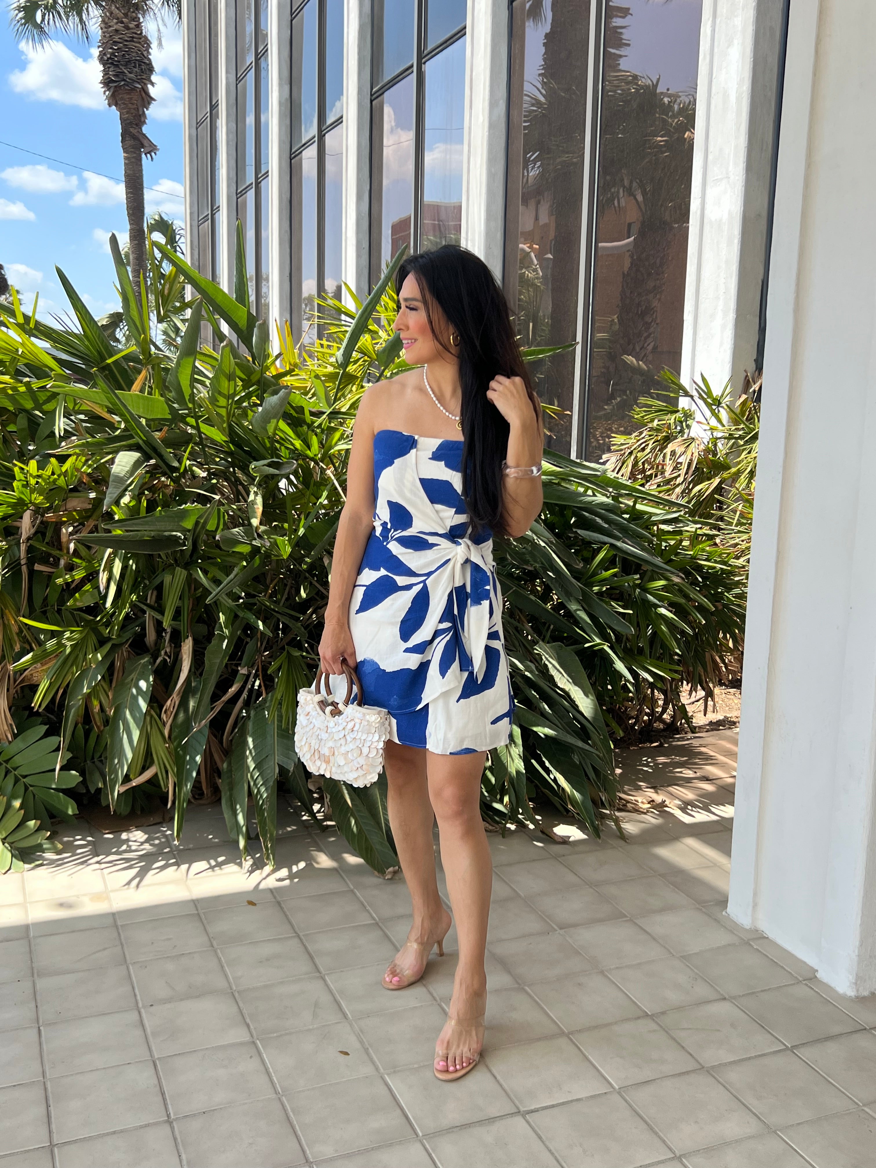 Santorini Skies Dress