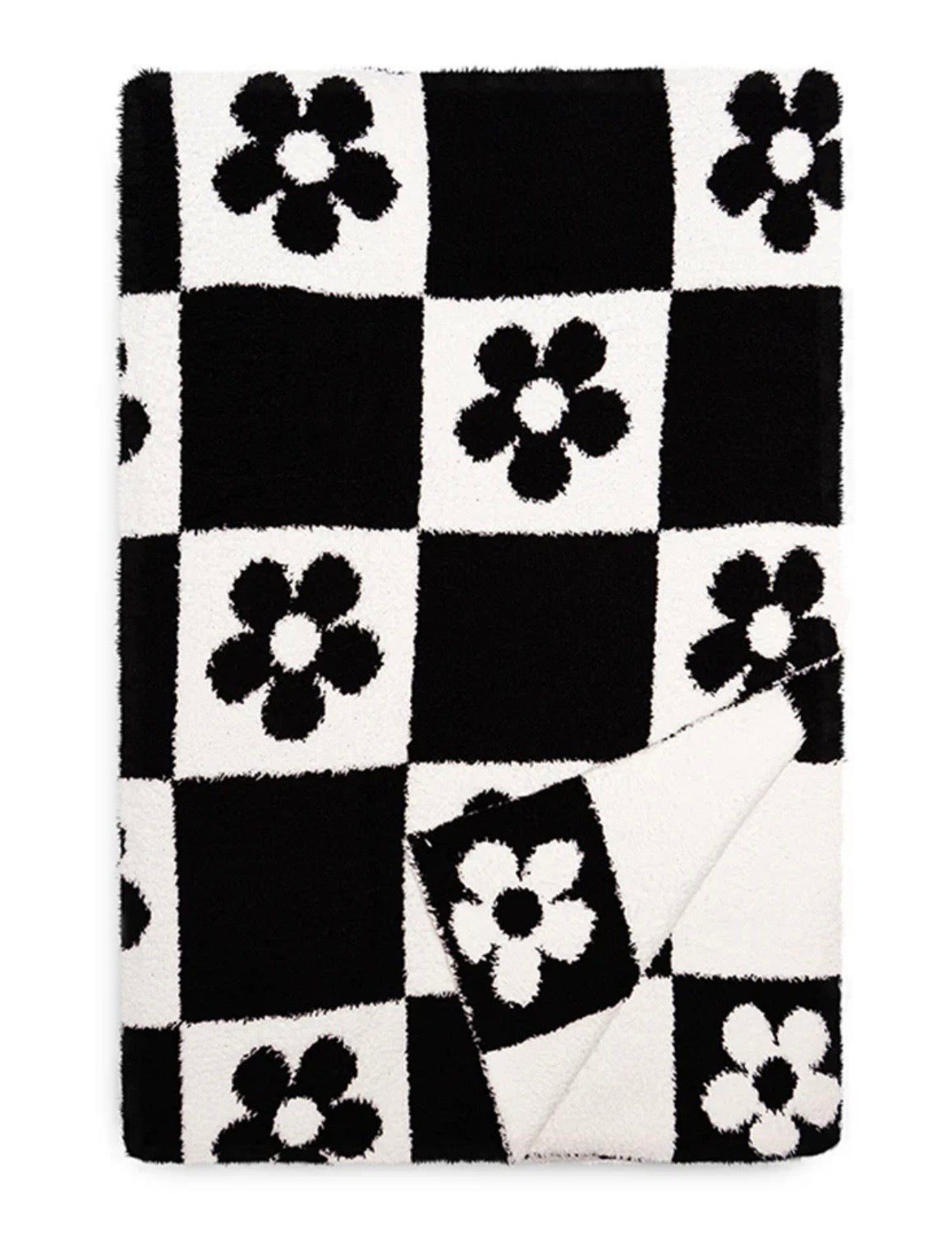 Daisy Checker Blanket