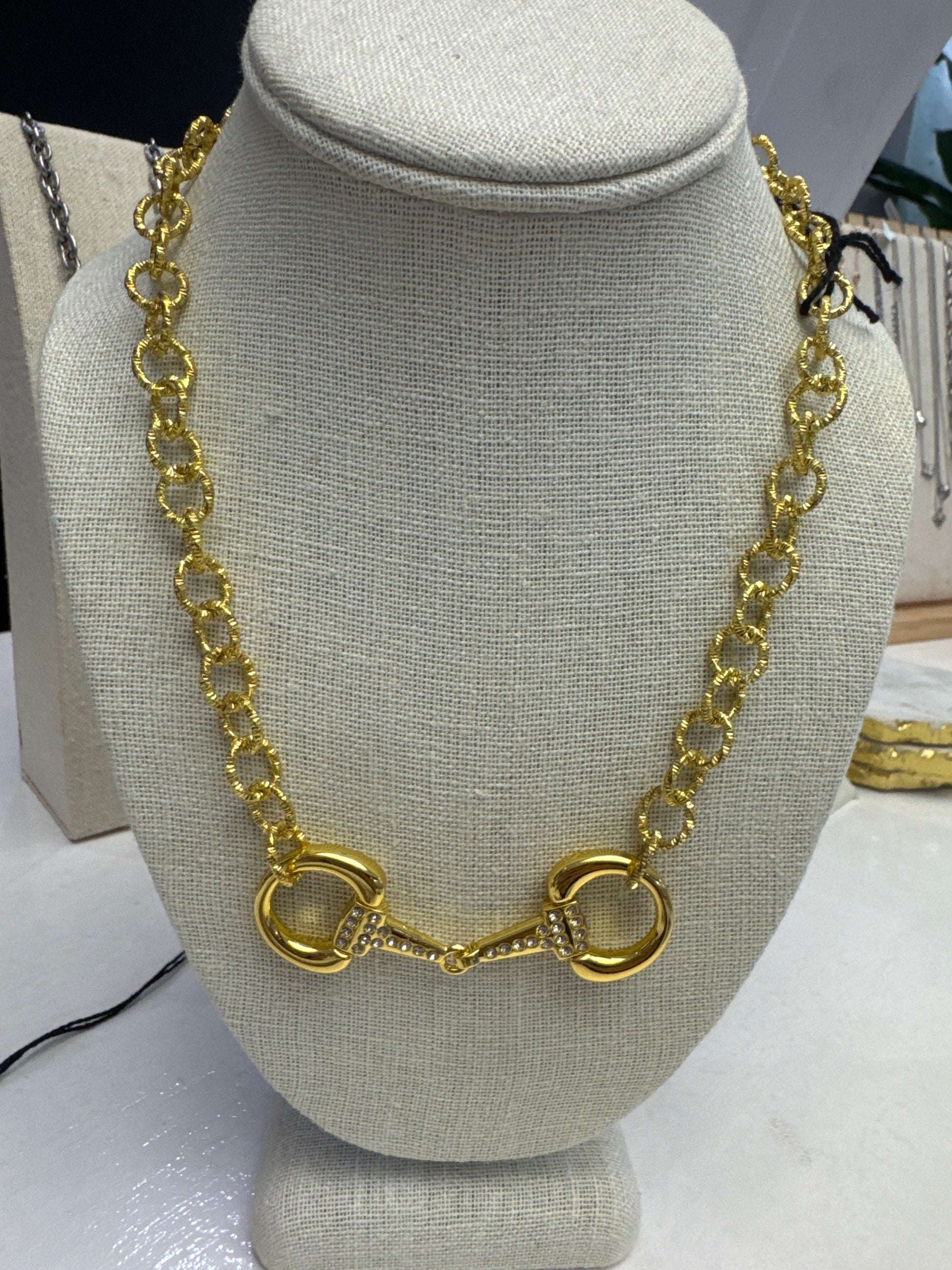 Statement Horse bit Necklace