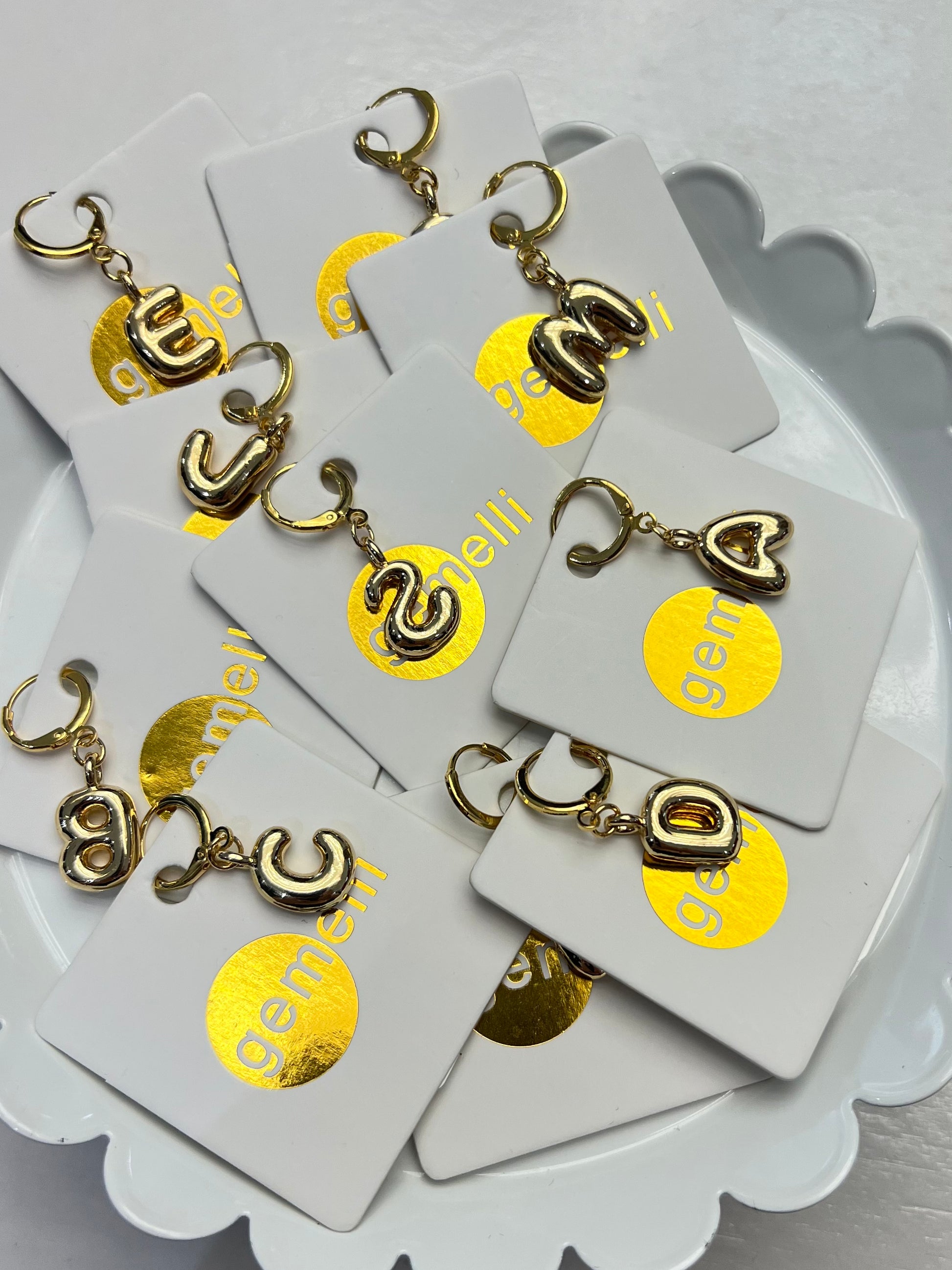 Initial Charm Scarf