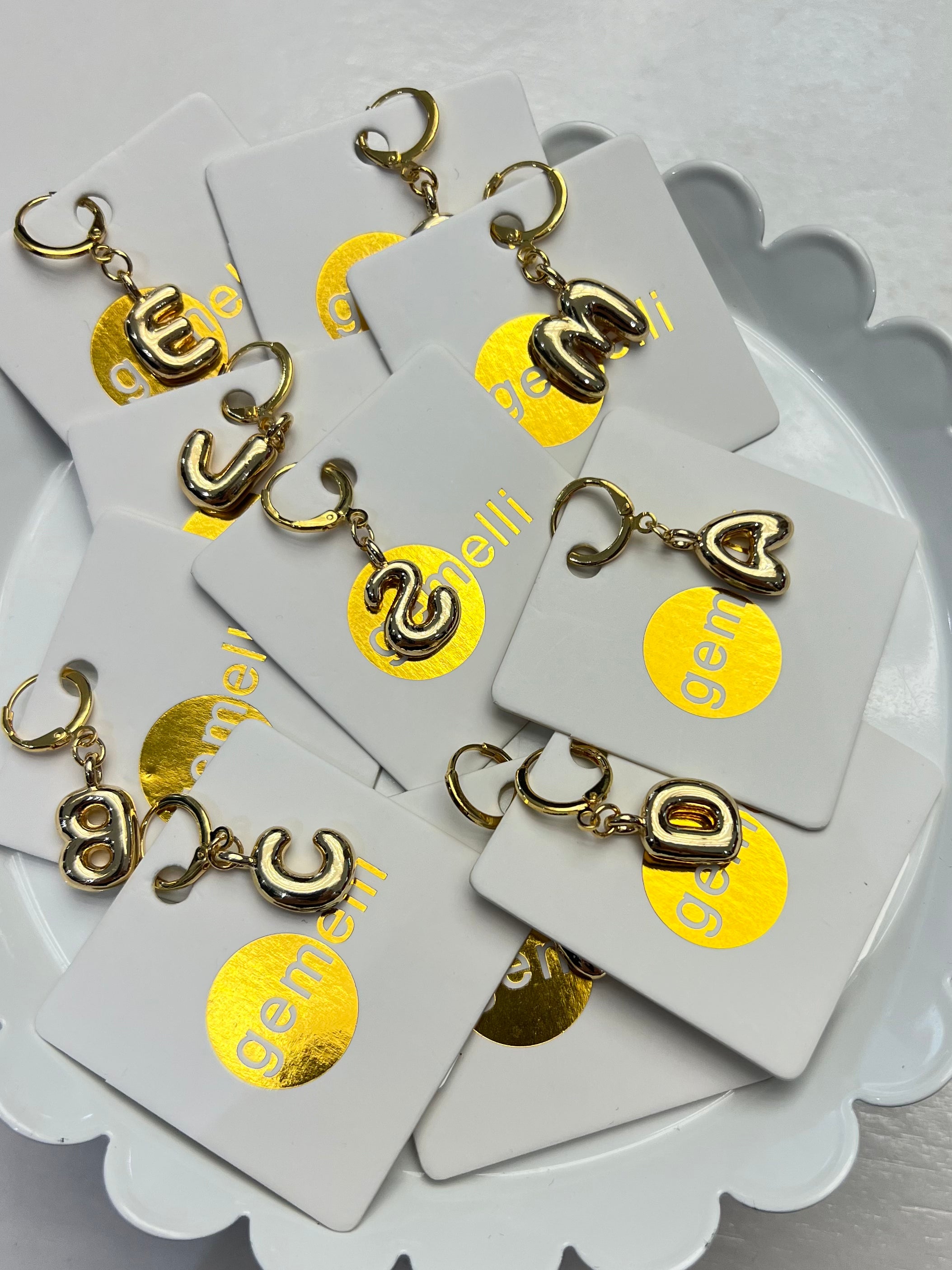 Initial Charm Scarf