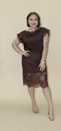 Cierra Lace Midi Skirt