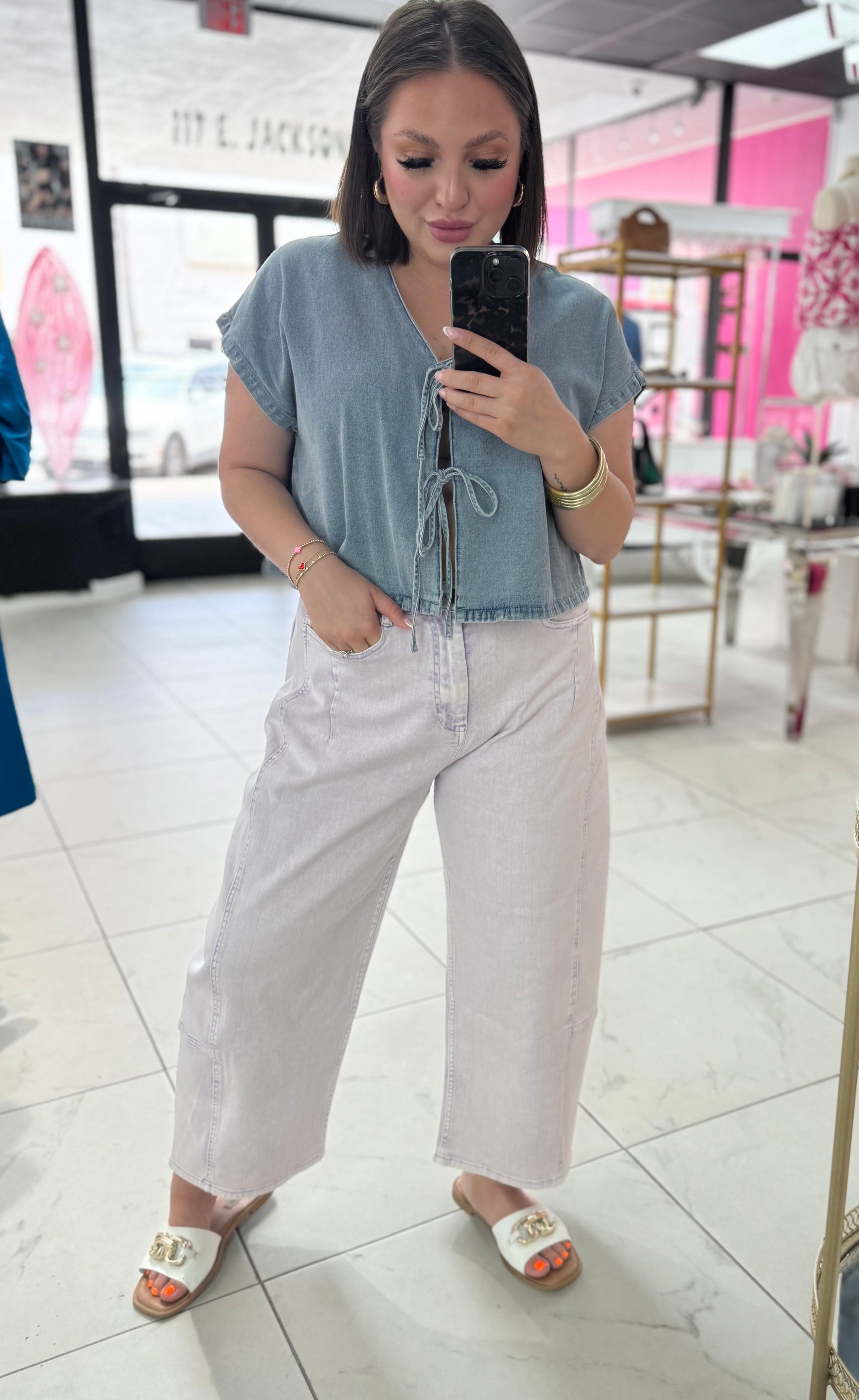 Lana Barrel Pant