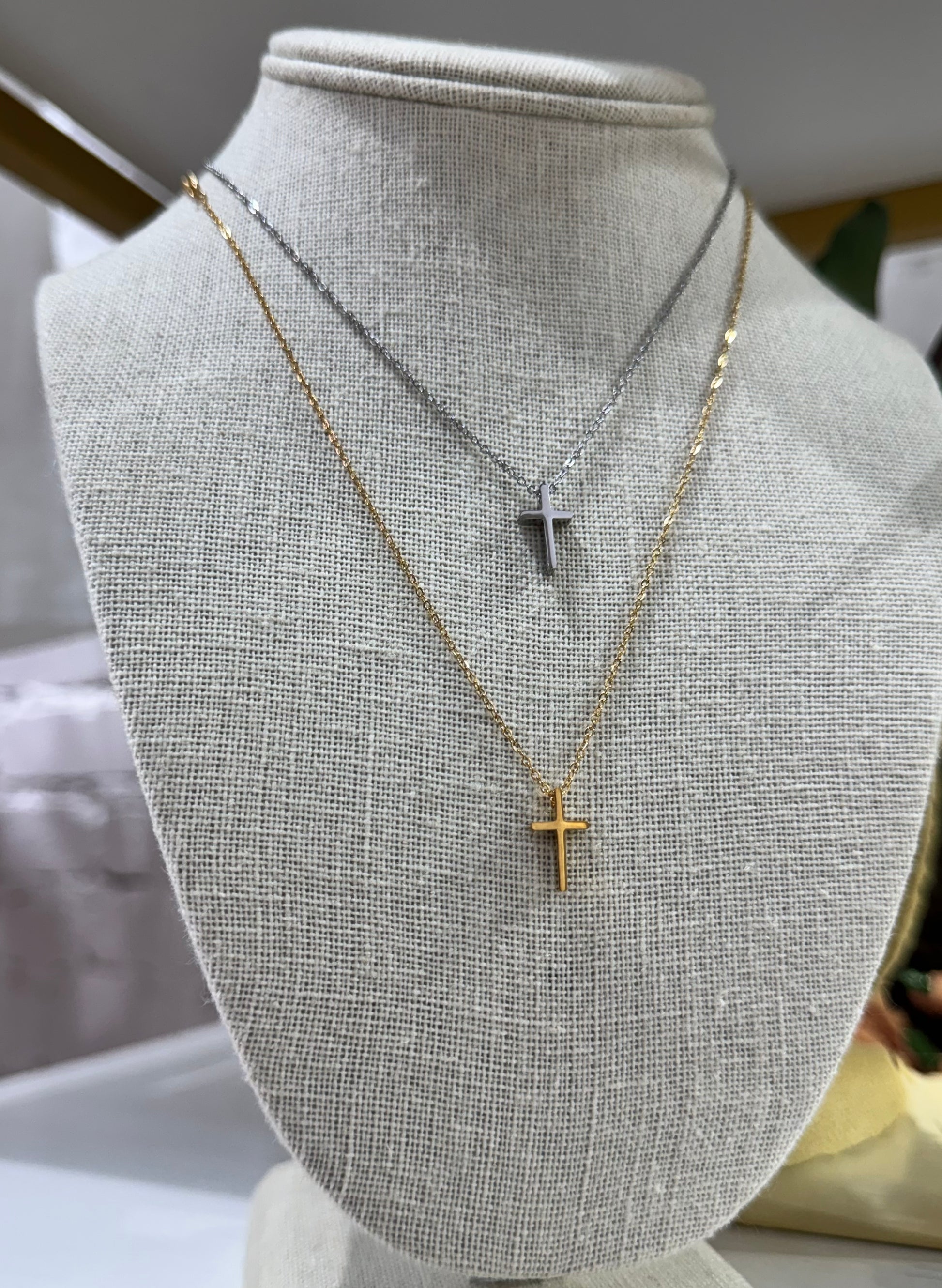 Petite Cross Necklace