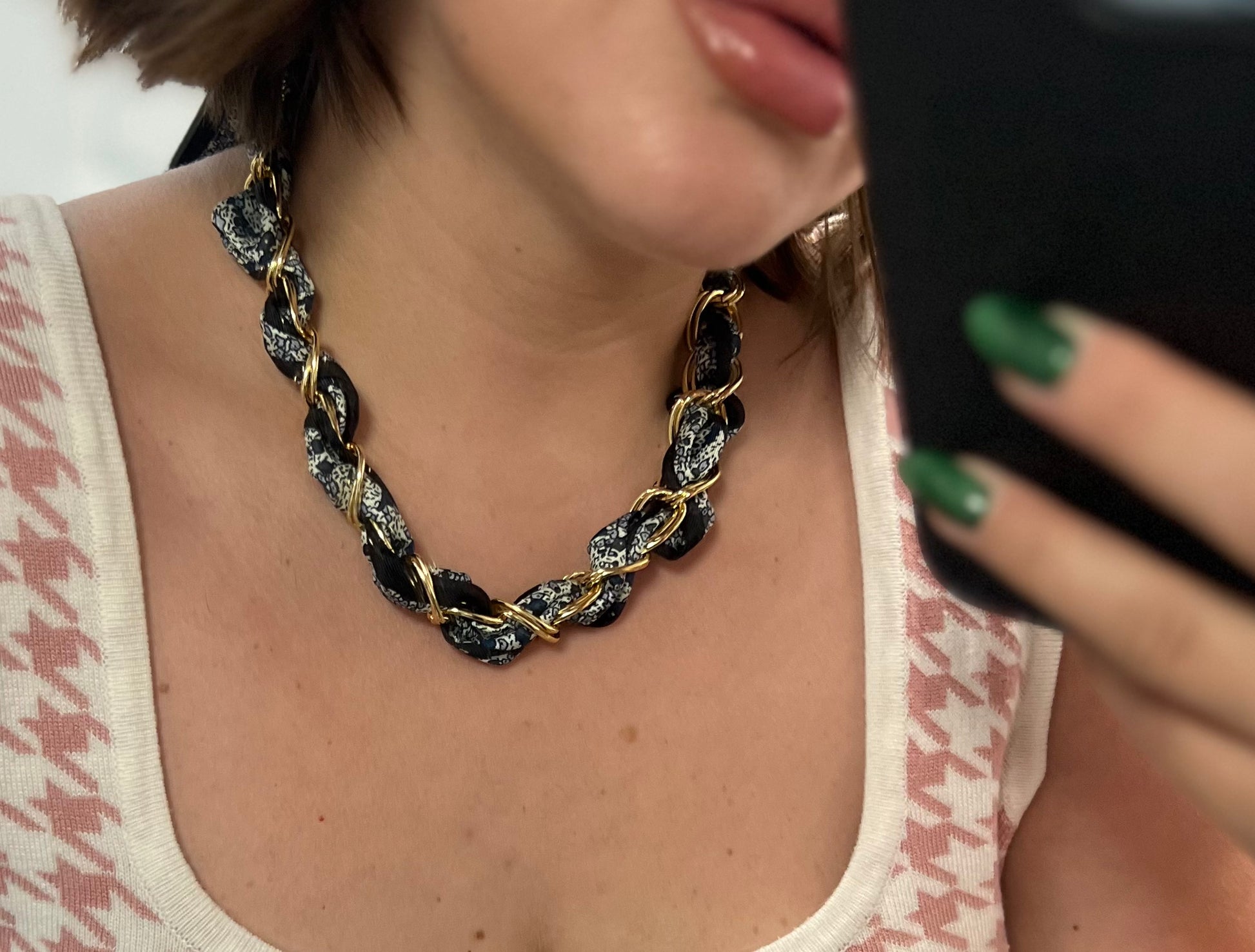 Chain Scarf Necklace