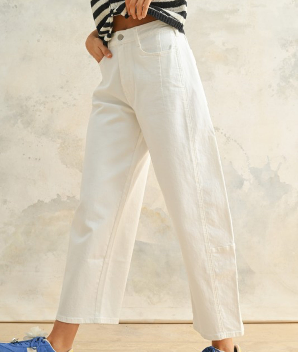 Ivory Drift Denim