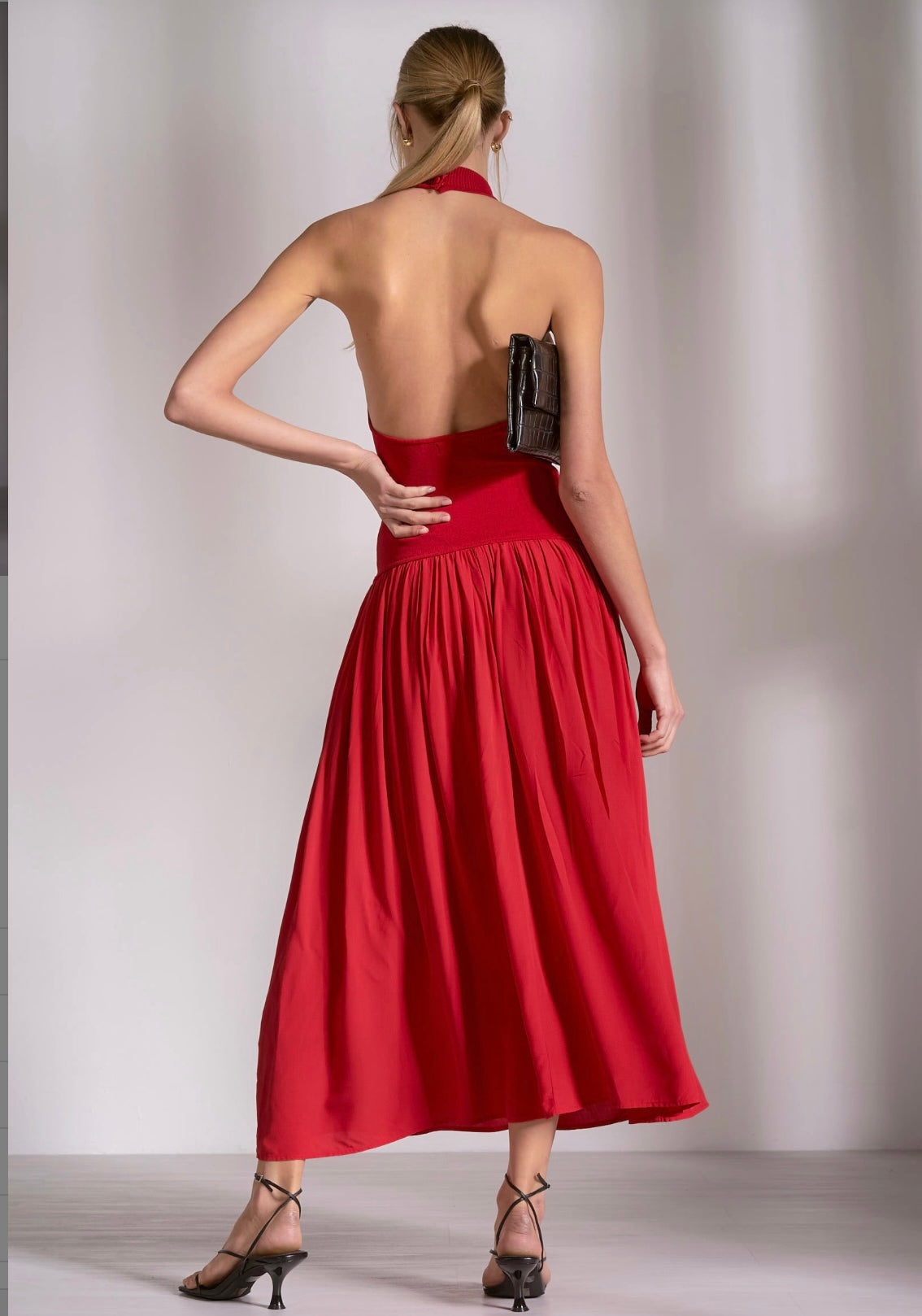 Sweet Cherry Halter Dress