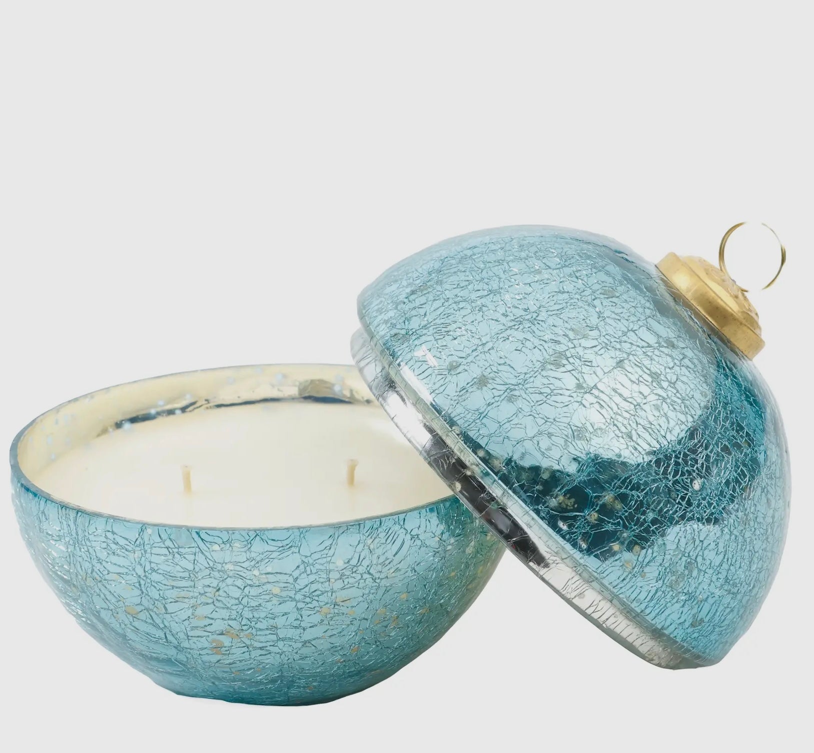 Glass Ornament Candle