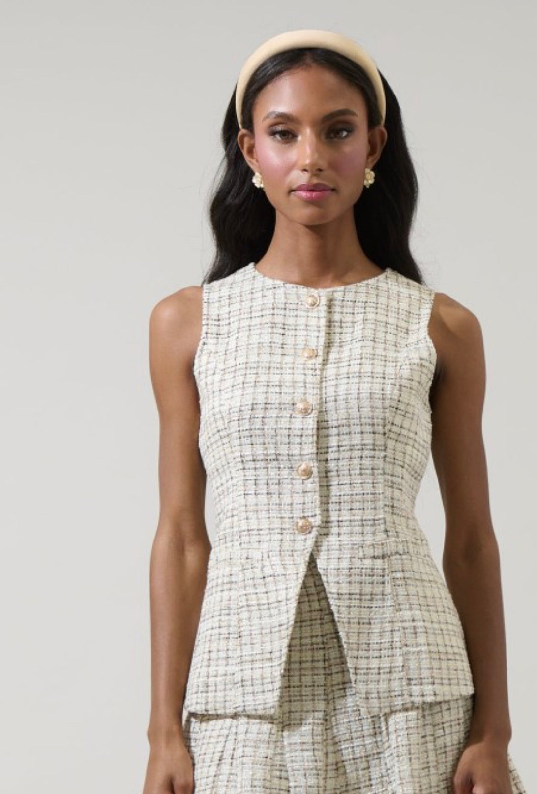 Gisella Tweed Vest