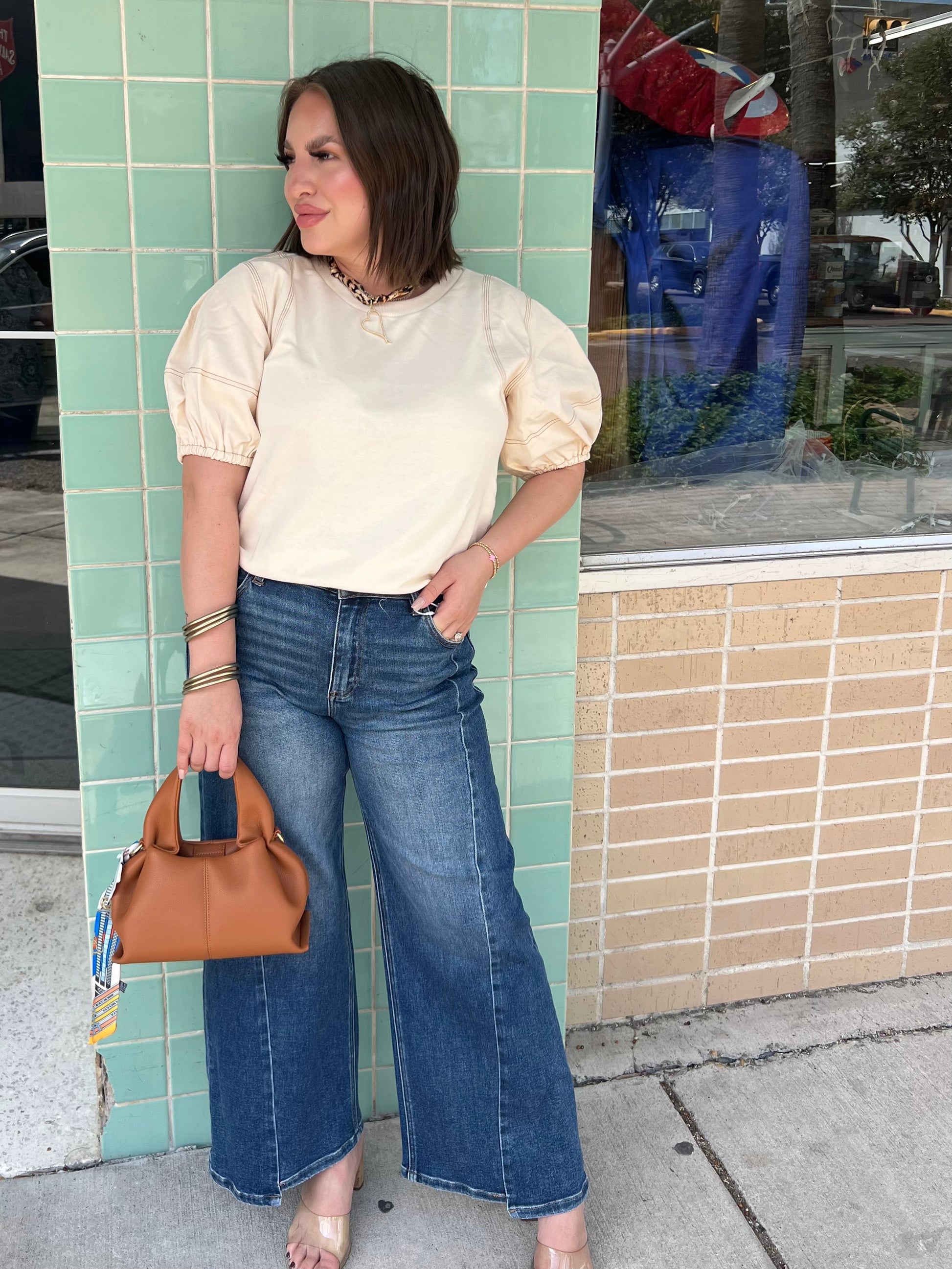 Beige Muse Top