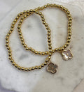 Luxe Clover Beaded Bracelet