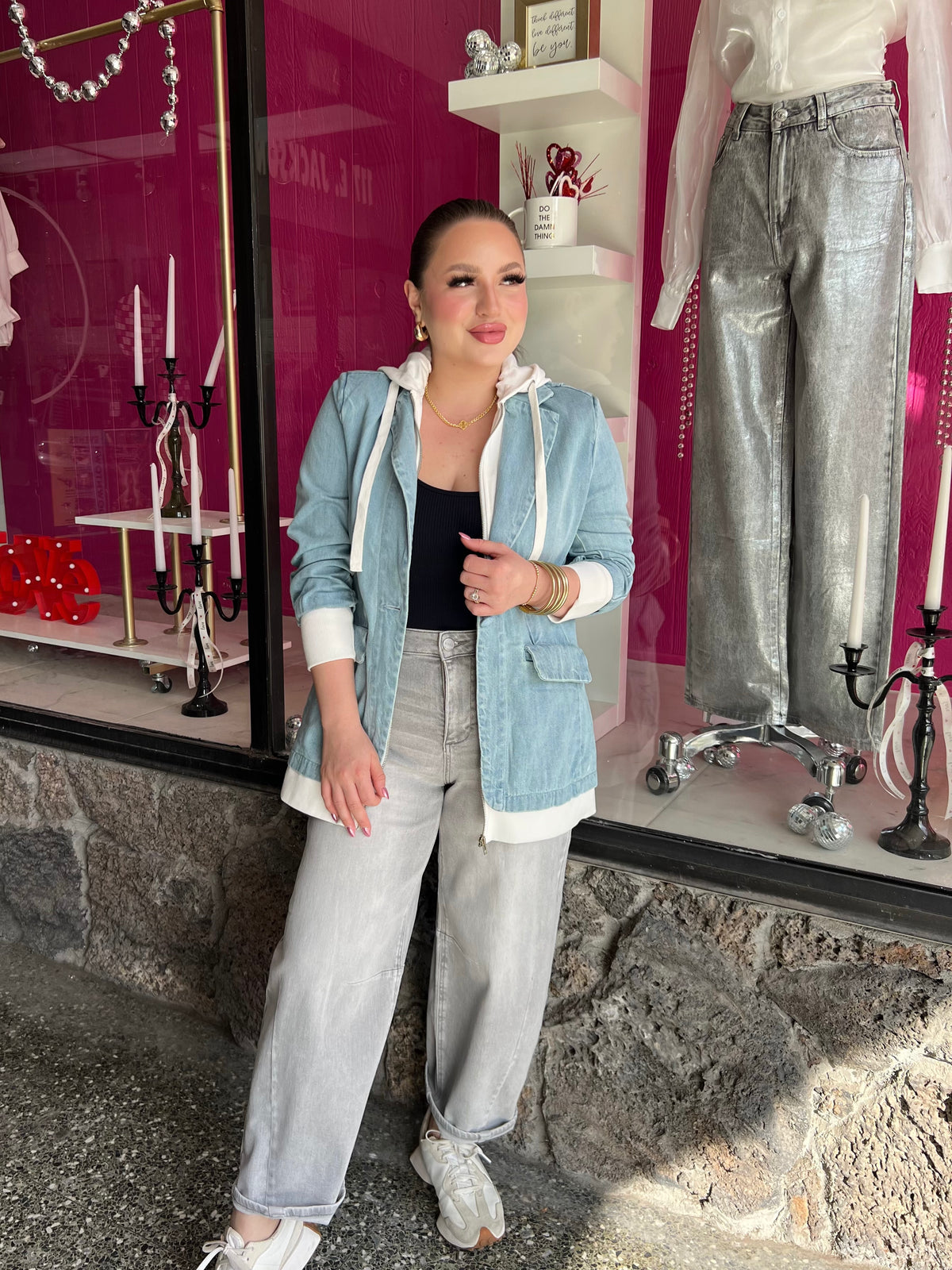 Classic Muse Hooded Blazer