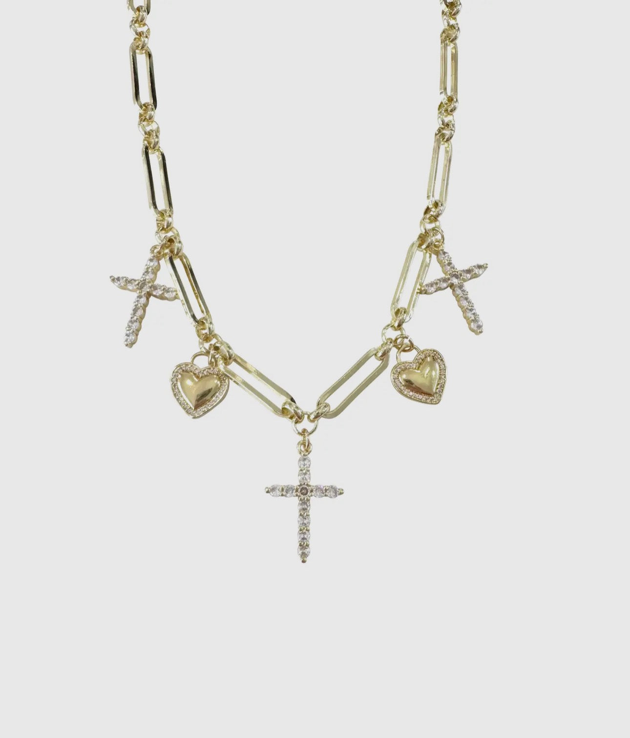Multi Cross Necklace