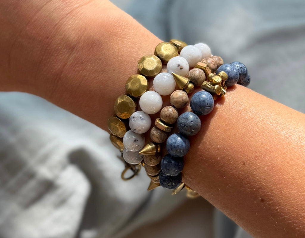 Remix: Blue Sponge Coral Bracelet